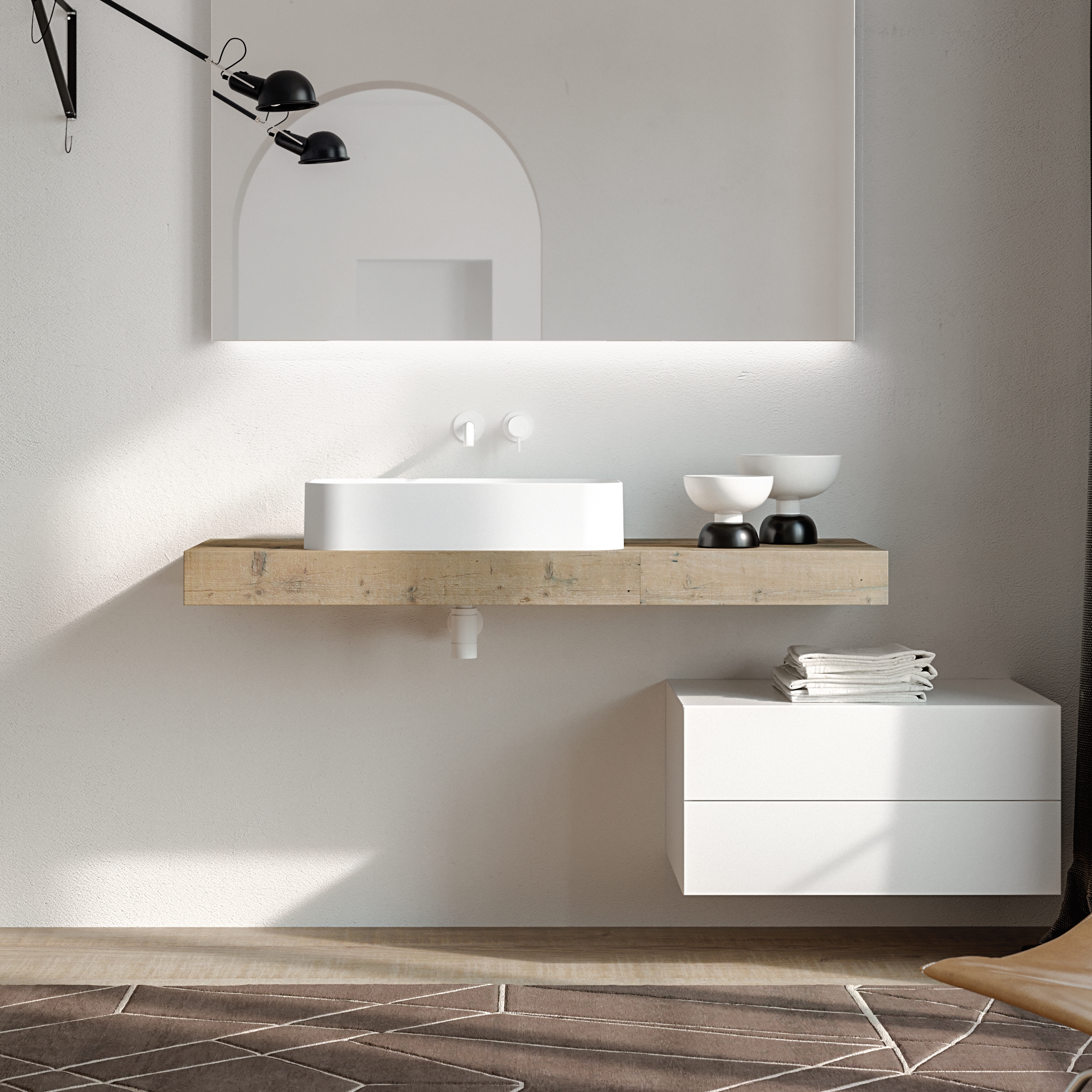 Mostra il prodotto Piani | 28 Collezione di arredi del produttore Berloni Bagno