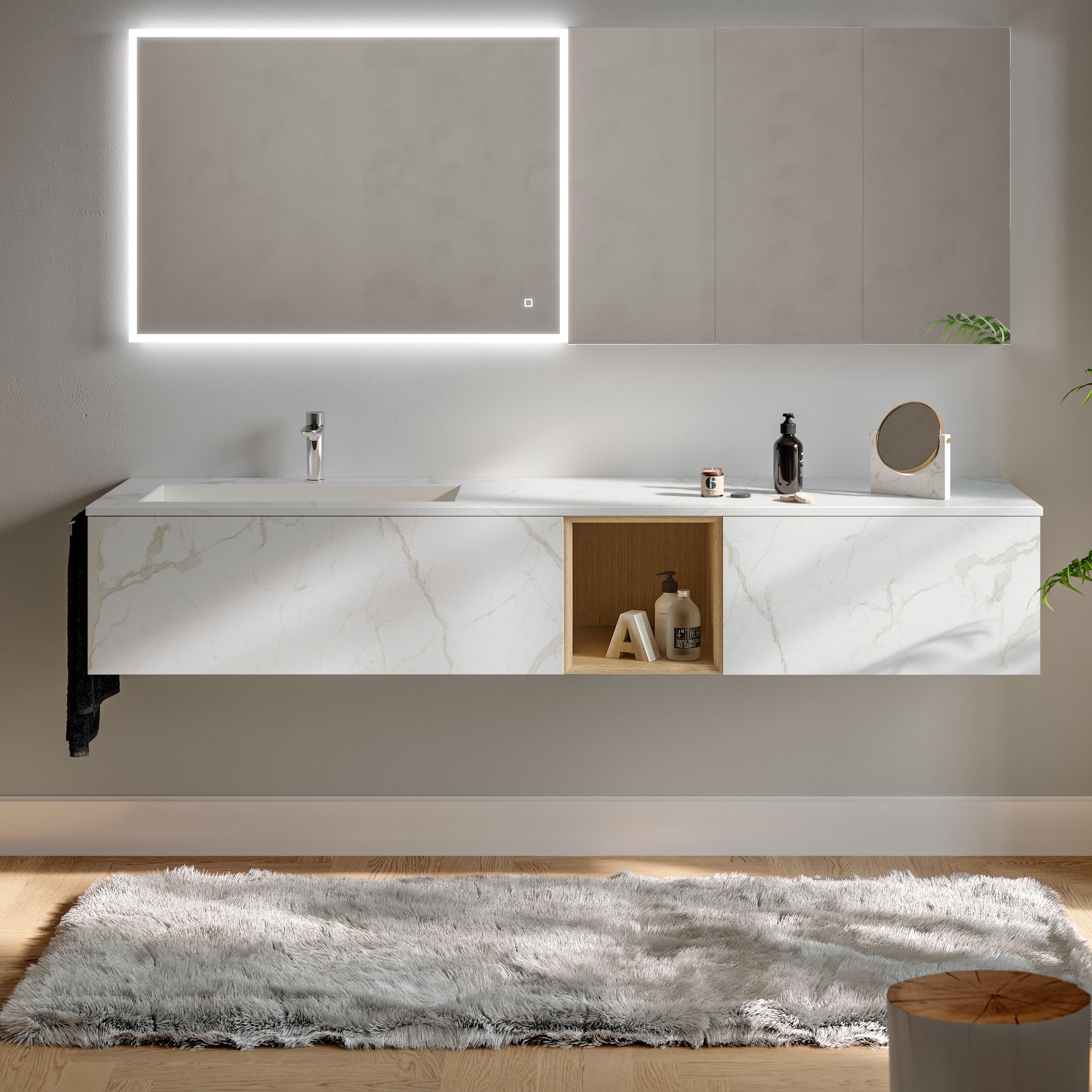 Mostra il prodotto Piani | 38 Collezione di arredi del produttore Berloni Bagno