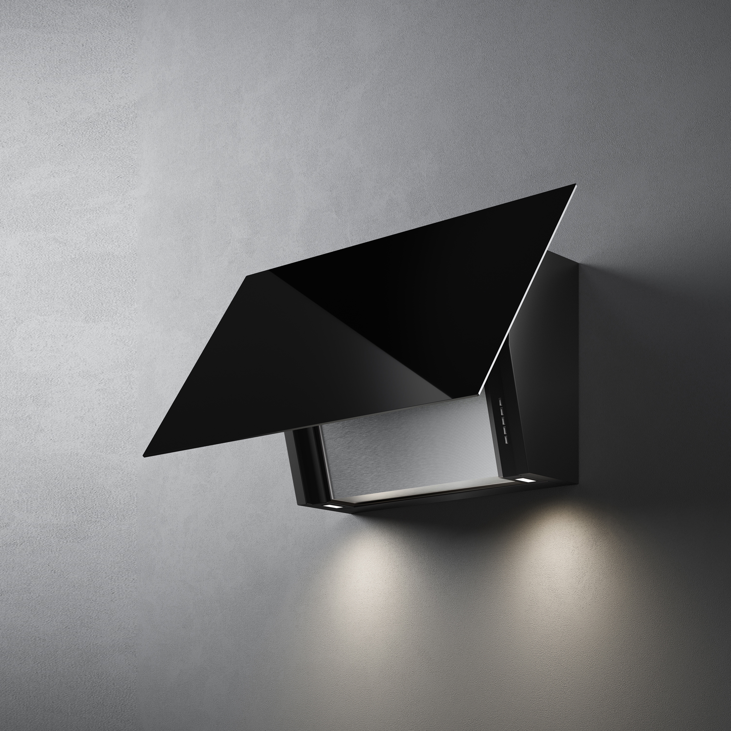 Display product Design | Cover Black | Wall 85 cm from manufacturer Falmec
