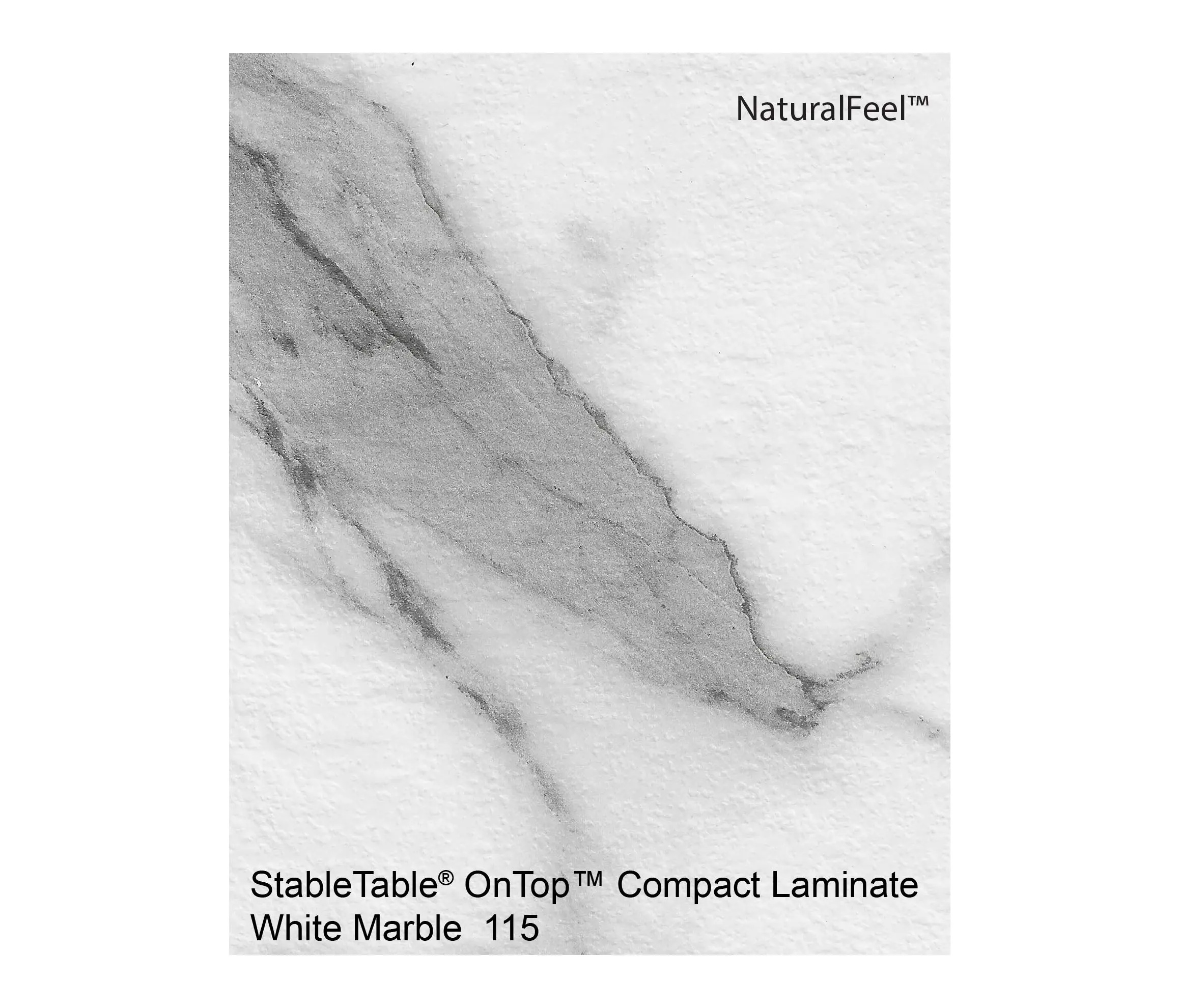 StableTable - StableTable Compact Laminates | White Marble -115