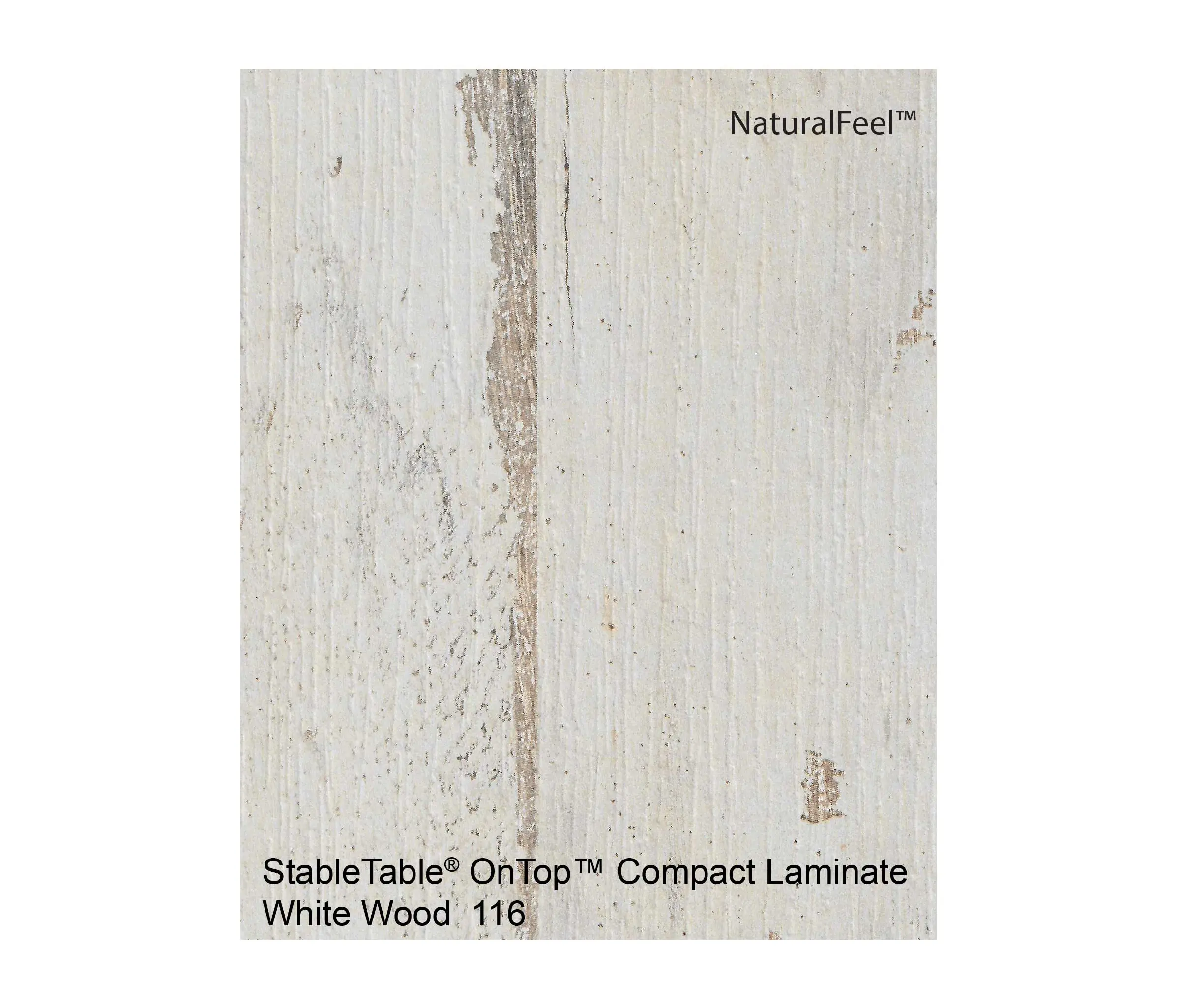 StableTable - StableTable Compact Laminates | White Wood - 116