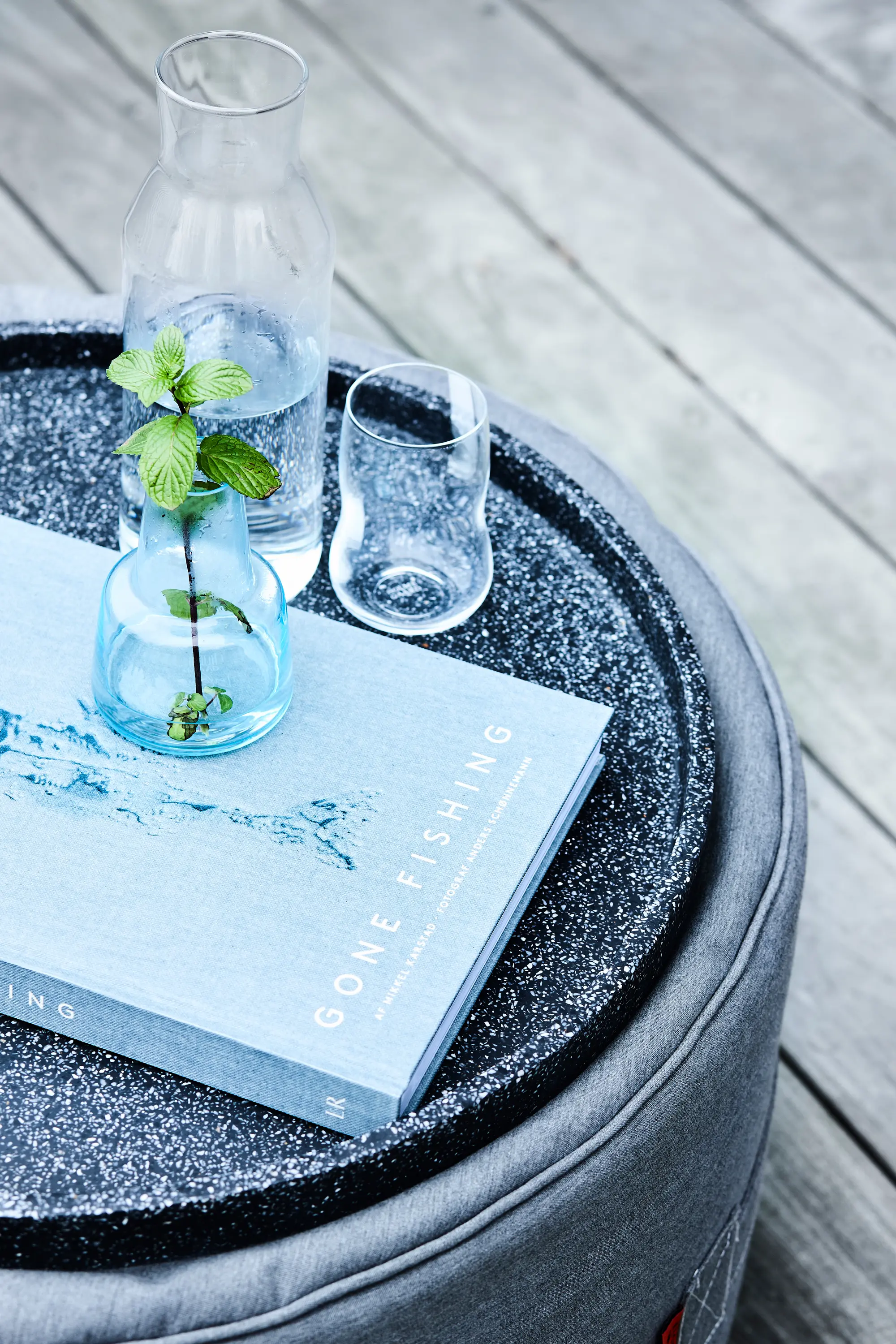 Trimm Copenhagen - Terrazzo Table Plate Black