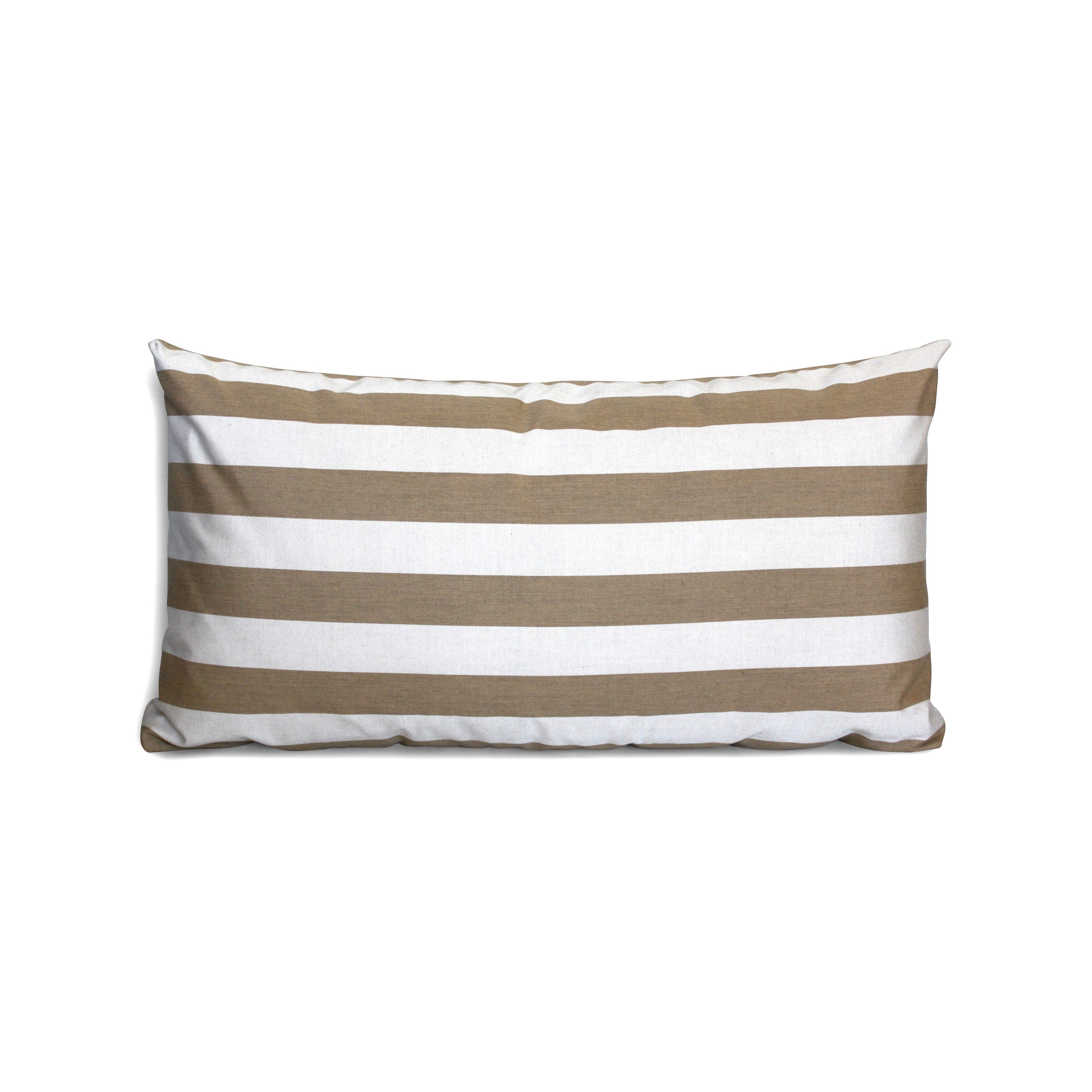 Cushion Big Taupe Stripe