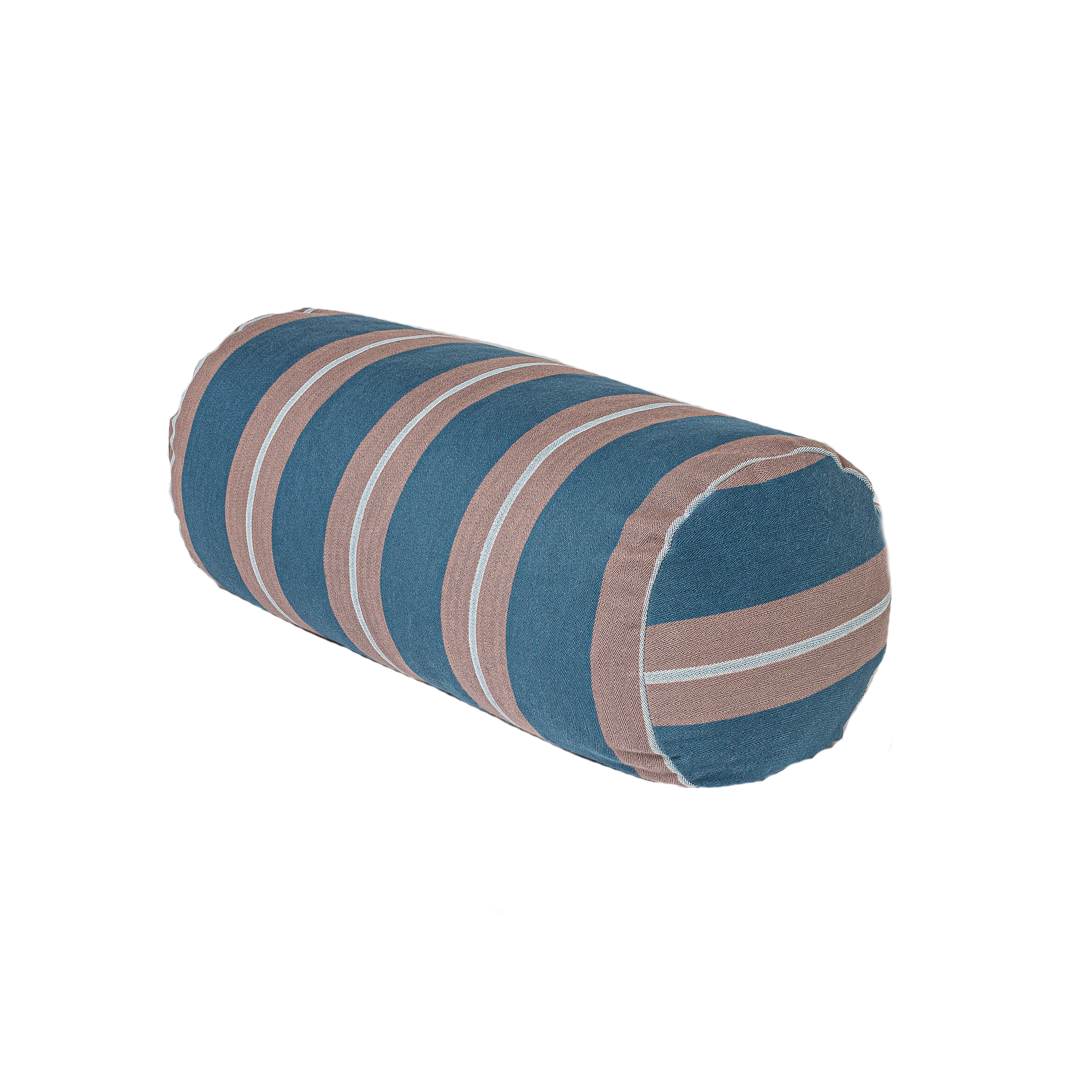 Tube Cushion Petrol Stripe