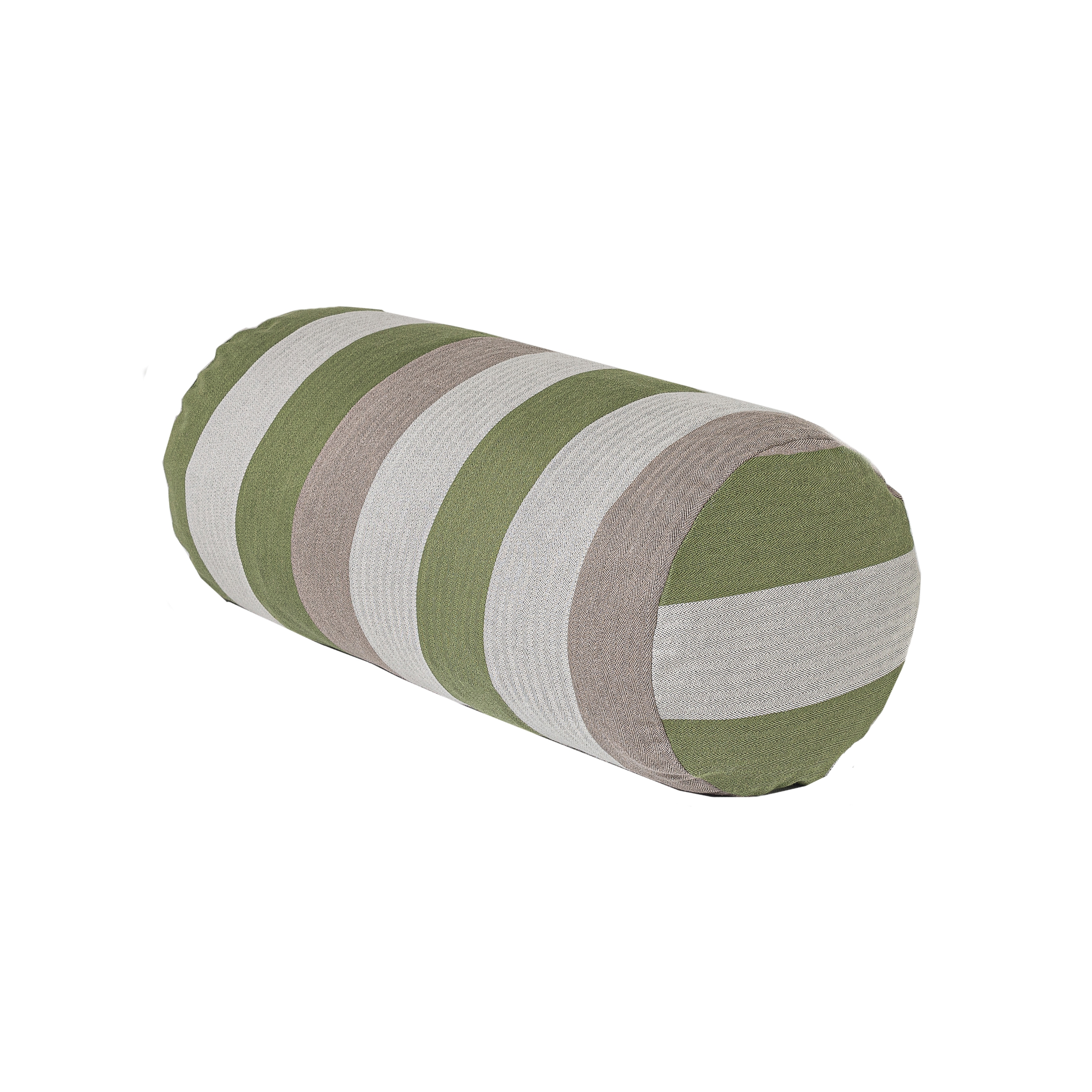 Tube Cushion Green Stripe