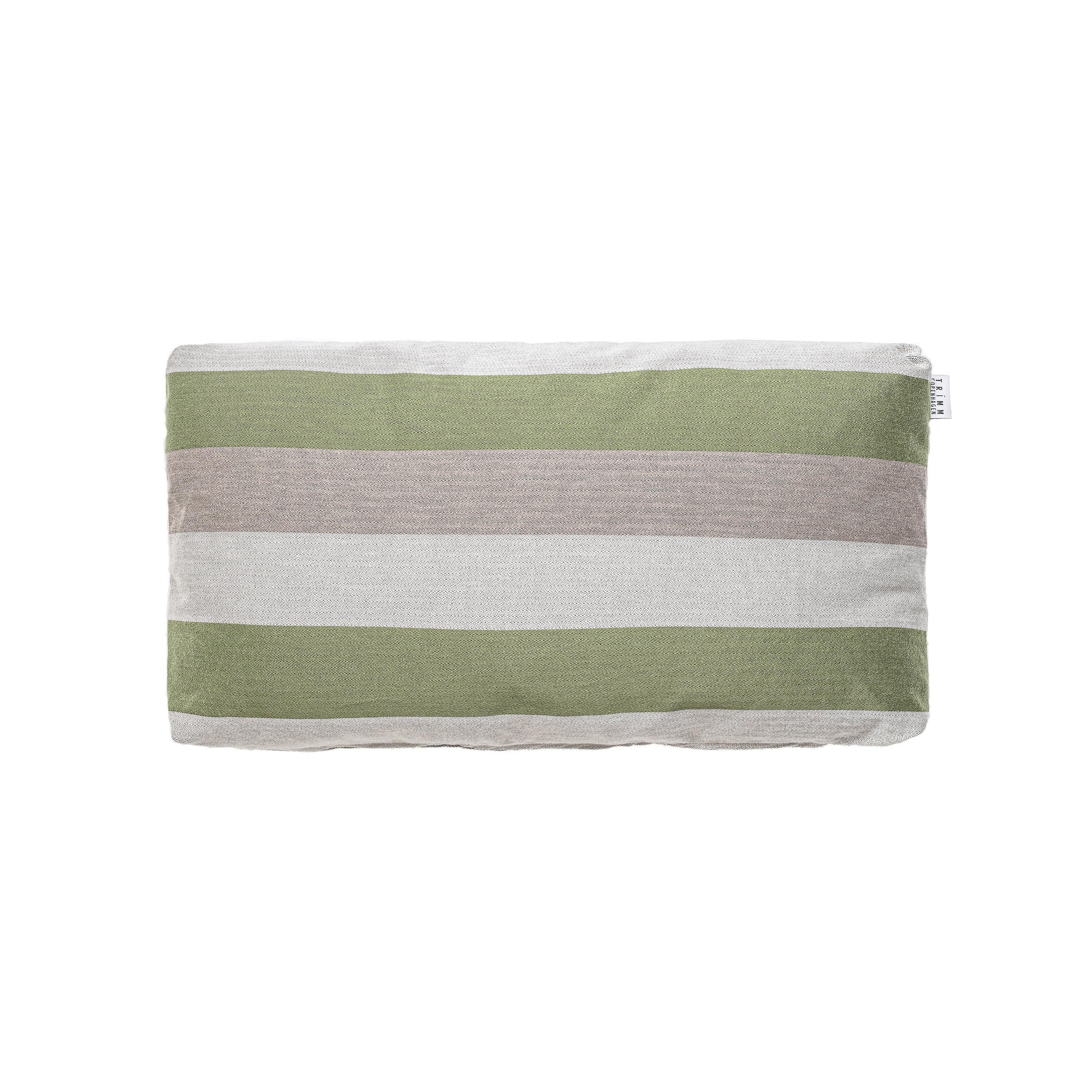Cushion Big Green Stripe