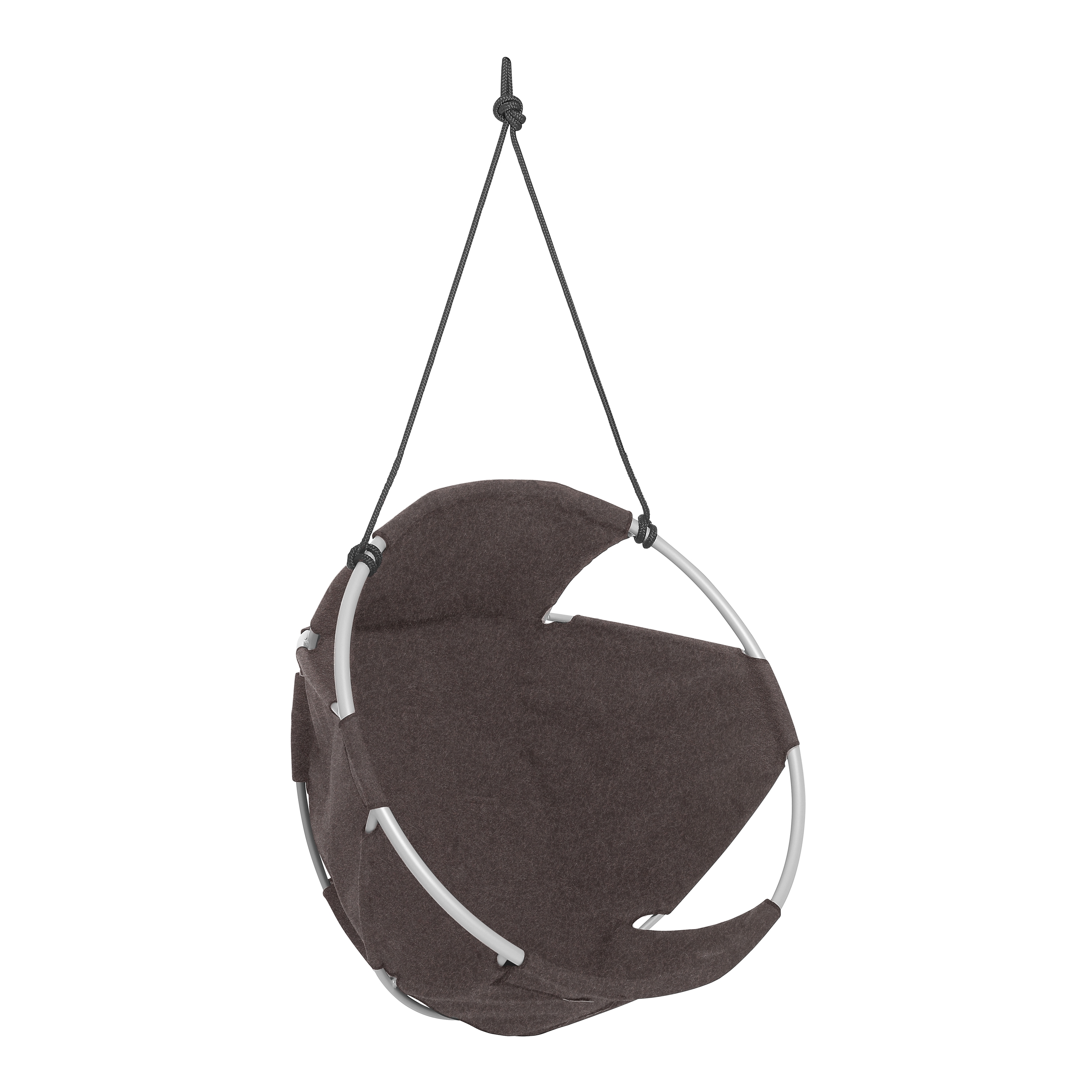Cocoon Hang Chair Dark Wool