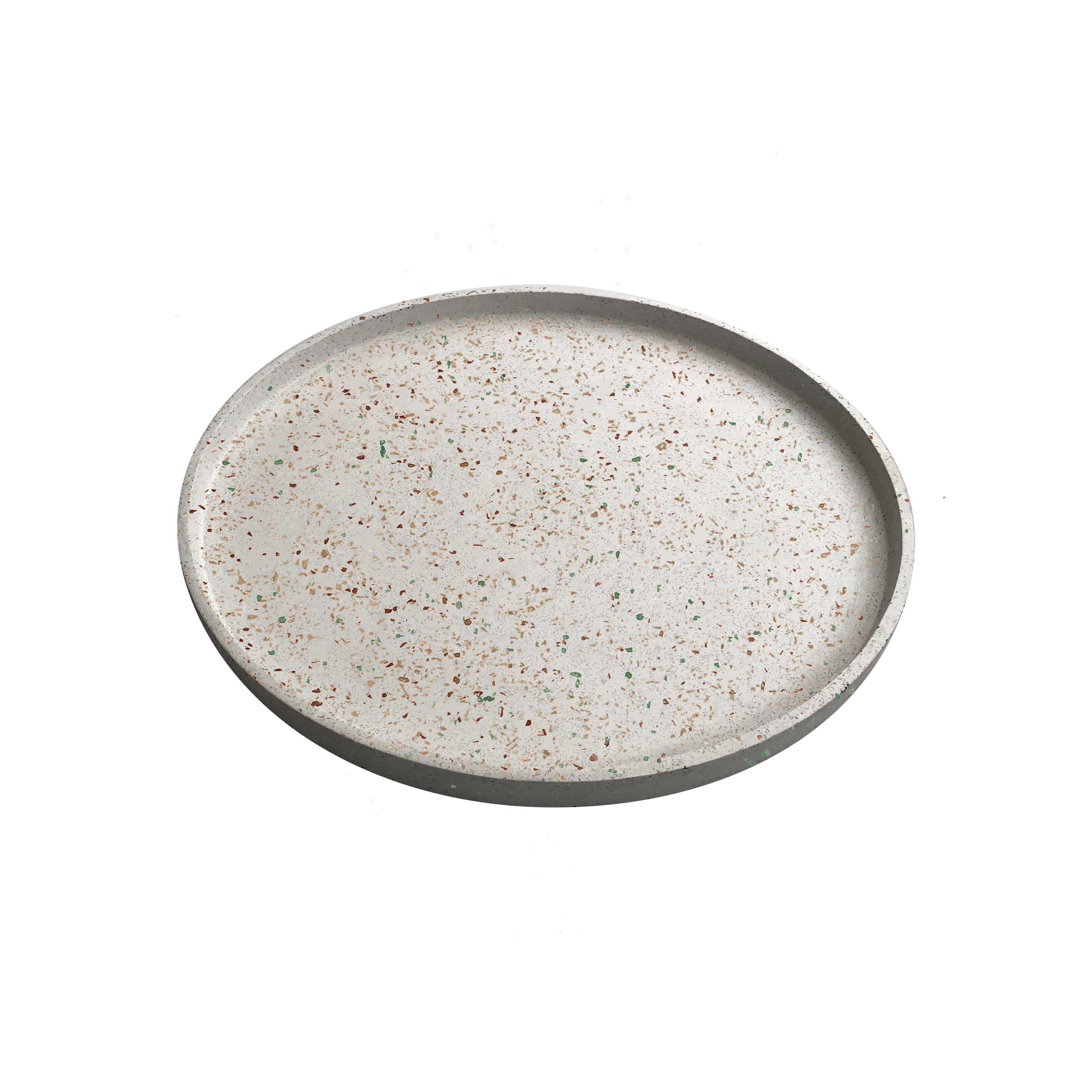 Terrazzo Table Plate White