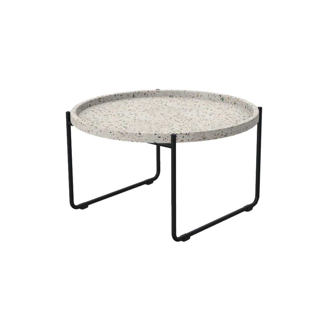 Terrazzo Table Frame Dark Grey