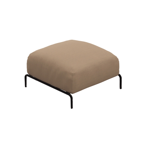 Brick Pouf Module Taupe