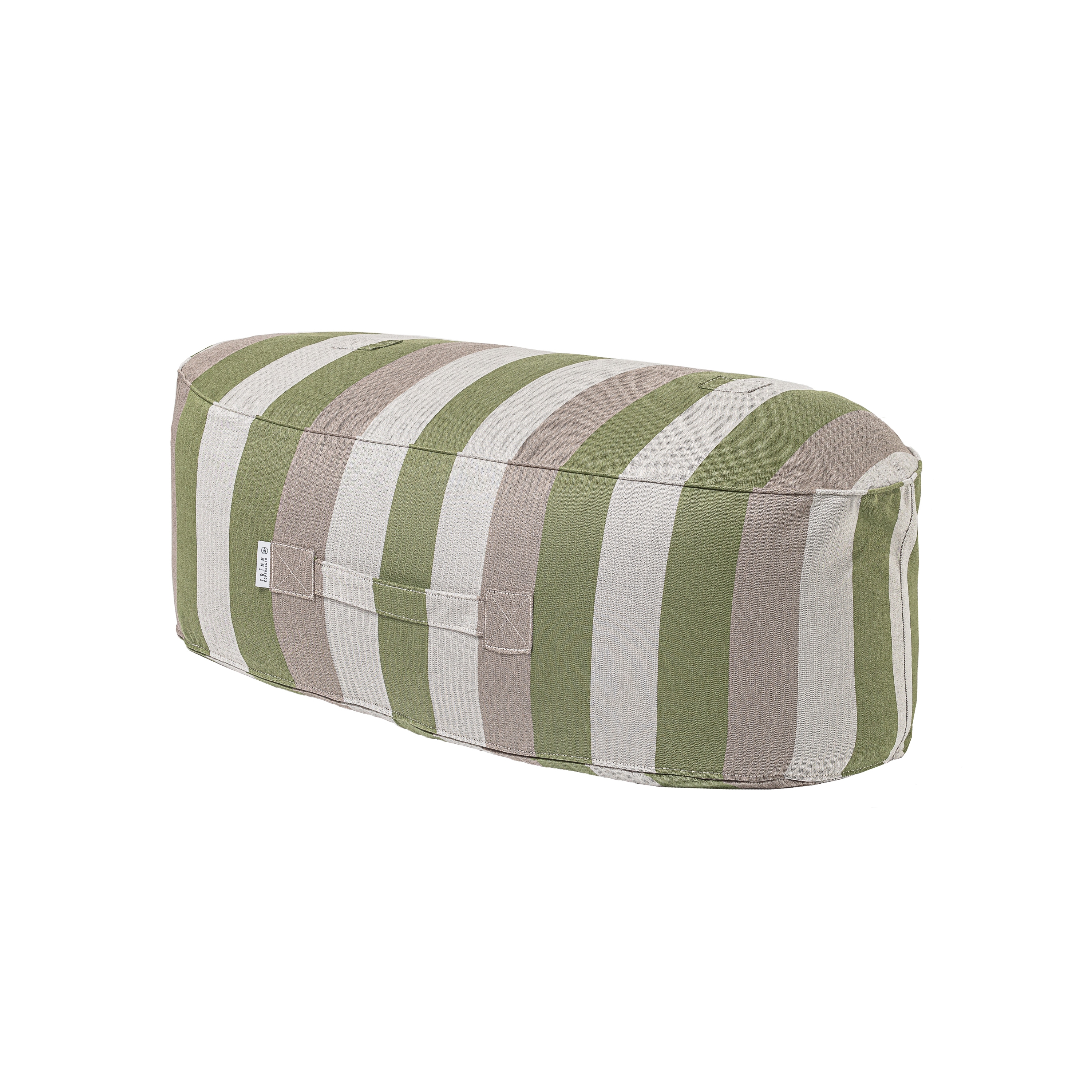 Oblong Green Stripe