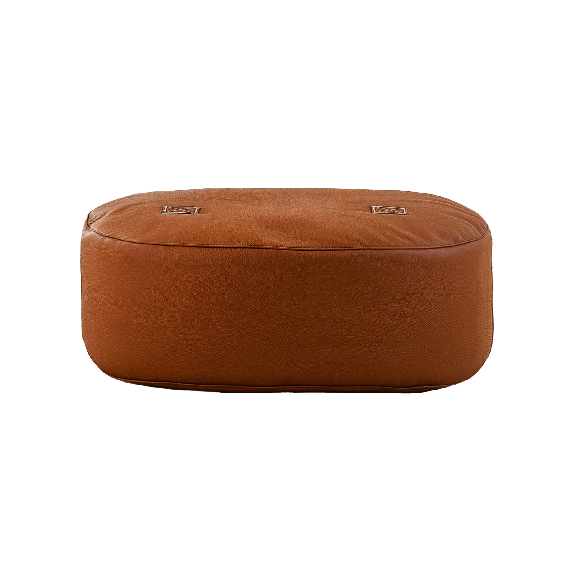 Oblong Leather Cognac