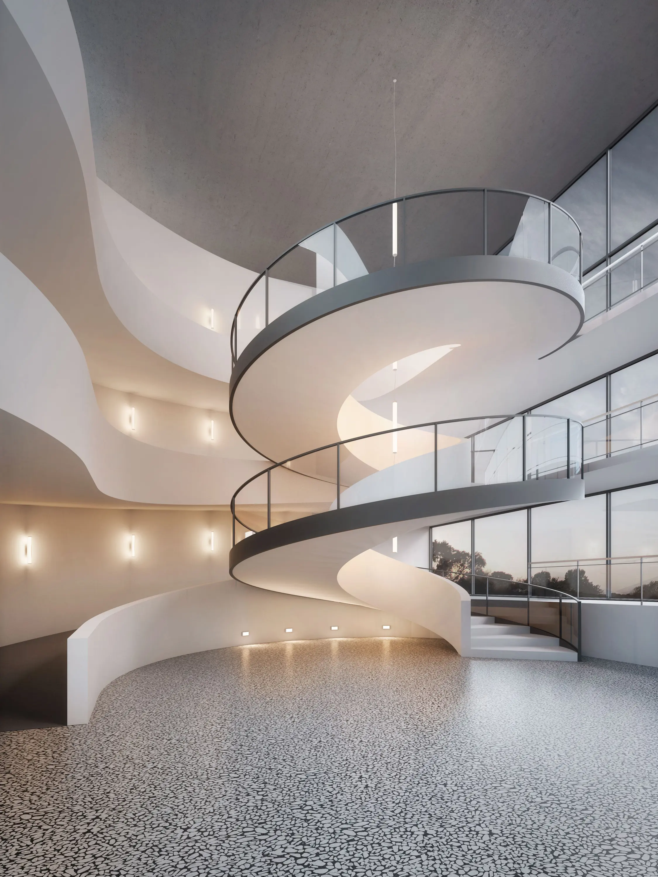 Tulux - Ceiling mounted luminaire LEAN