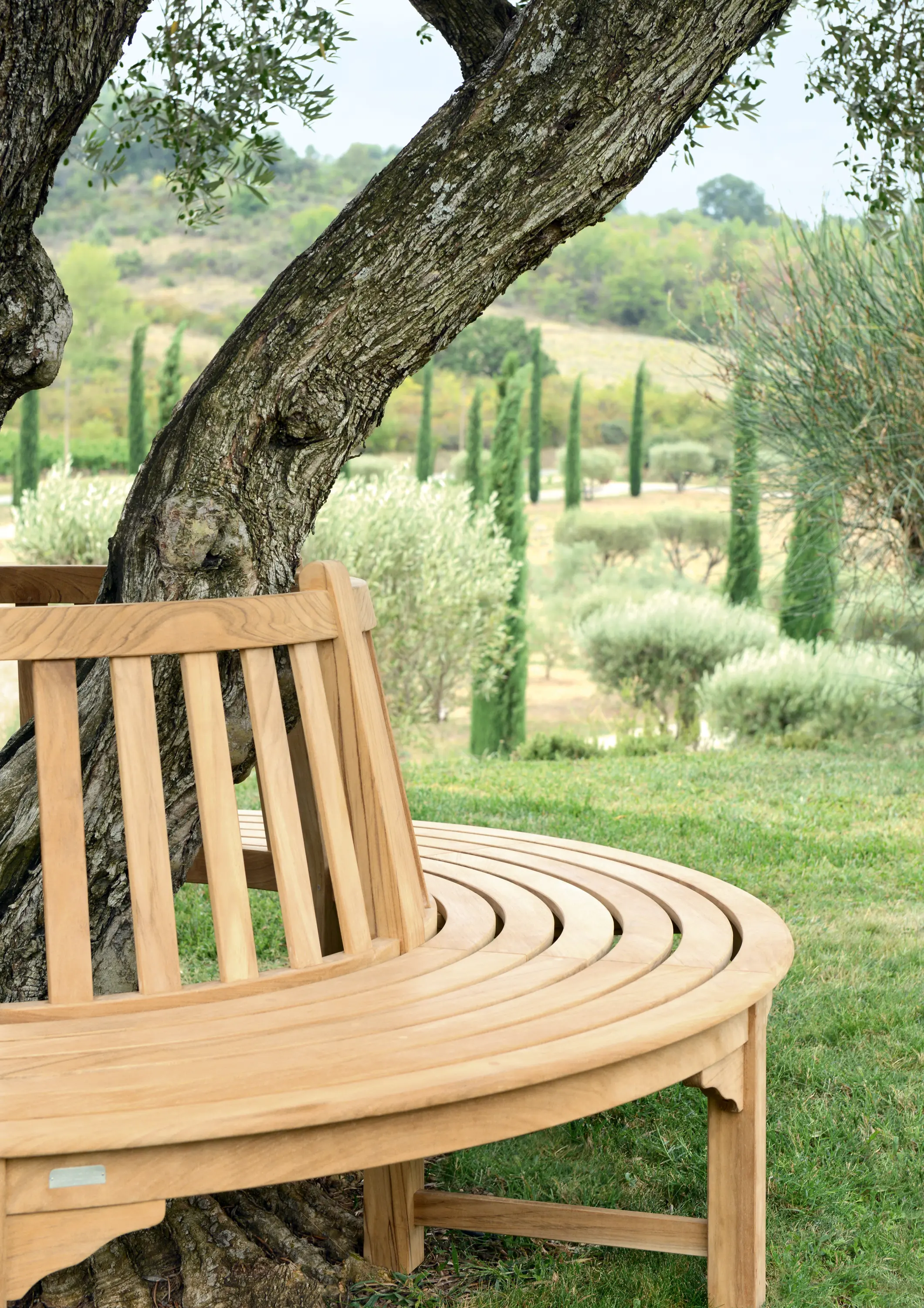 Tectona - Circlebench | Semi circle bench