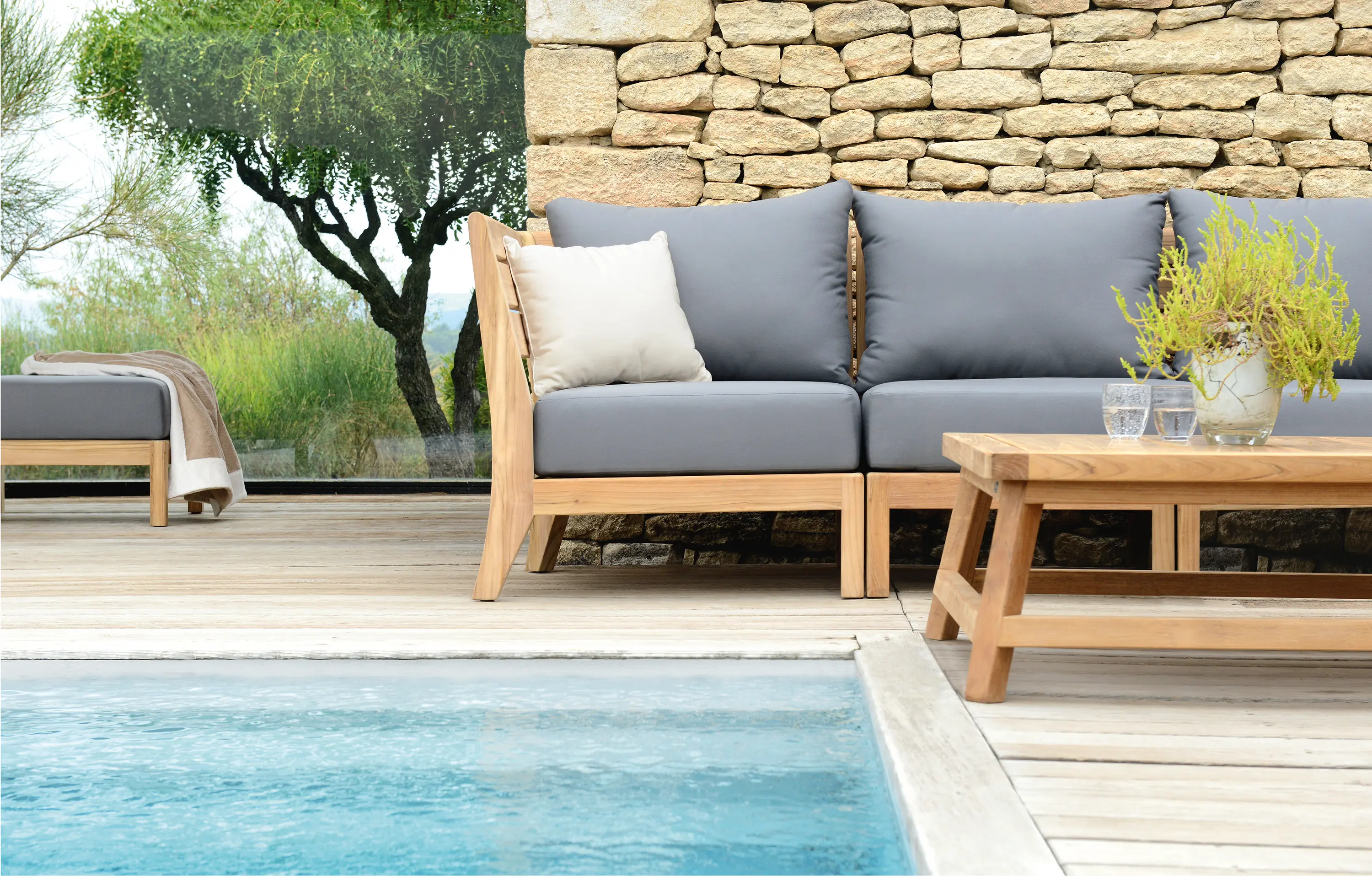 Tectona - Exeter | Rectangular coffee table