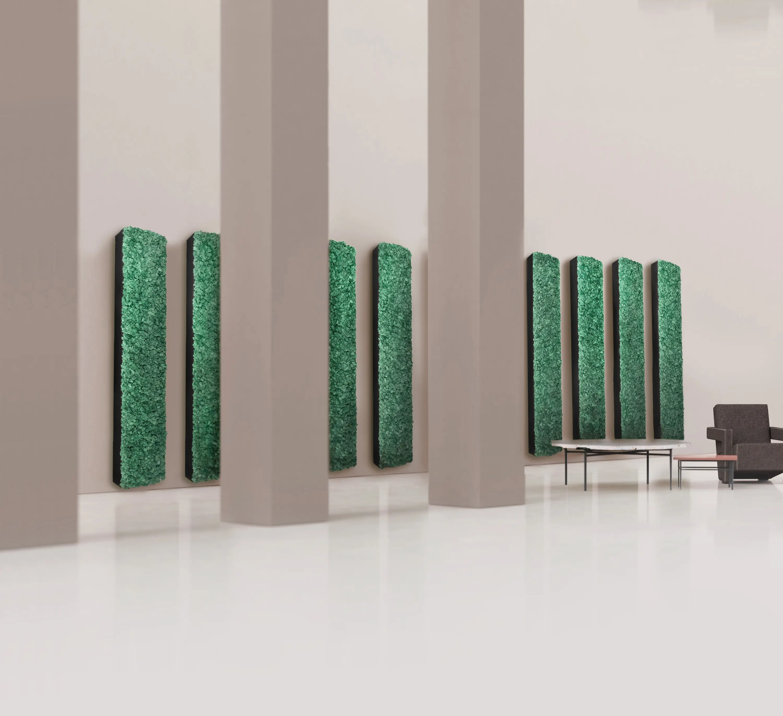 Greenmood - Angled Pillars
