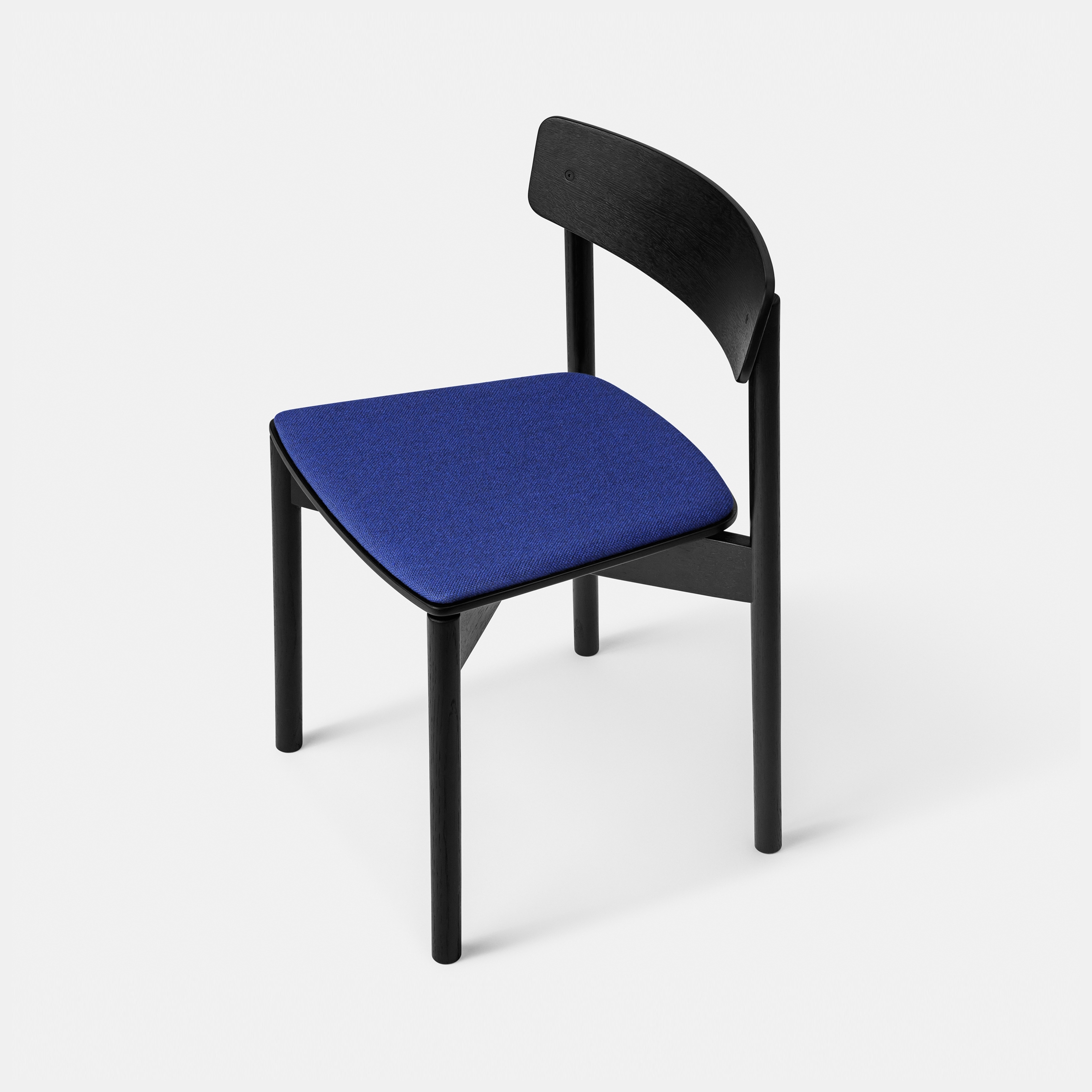 Display product T01 | Cross Chair Oak Black lacquer Blue Hallingdal from manufacturer TAKT