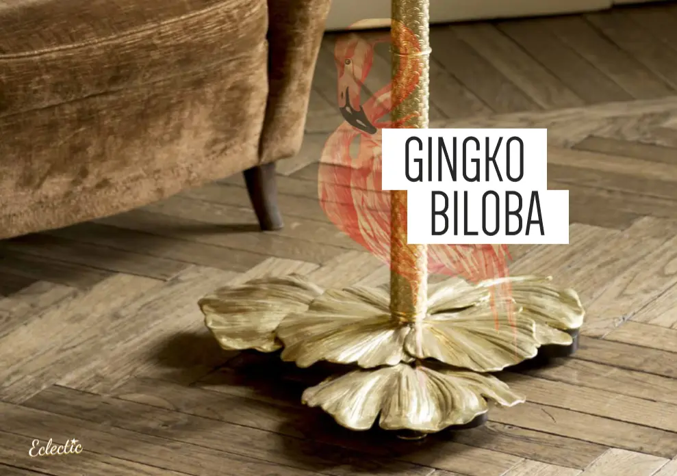Bronzetto - Gingko Biloba | Leaves base table small