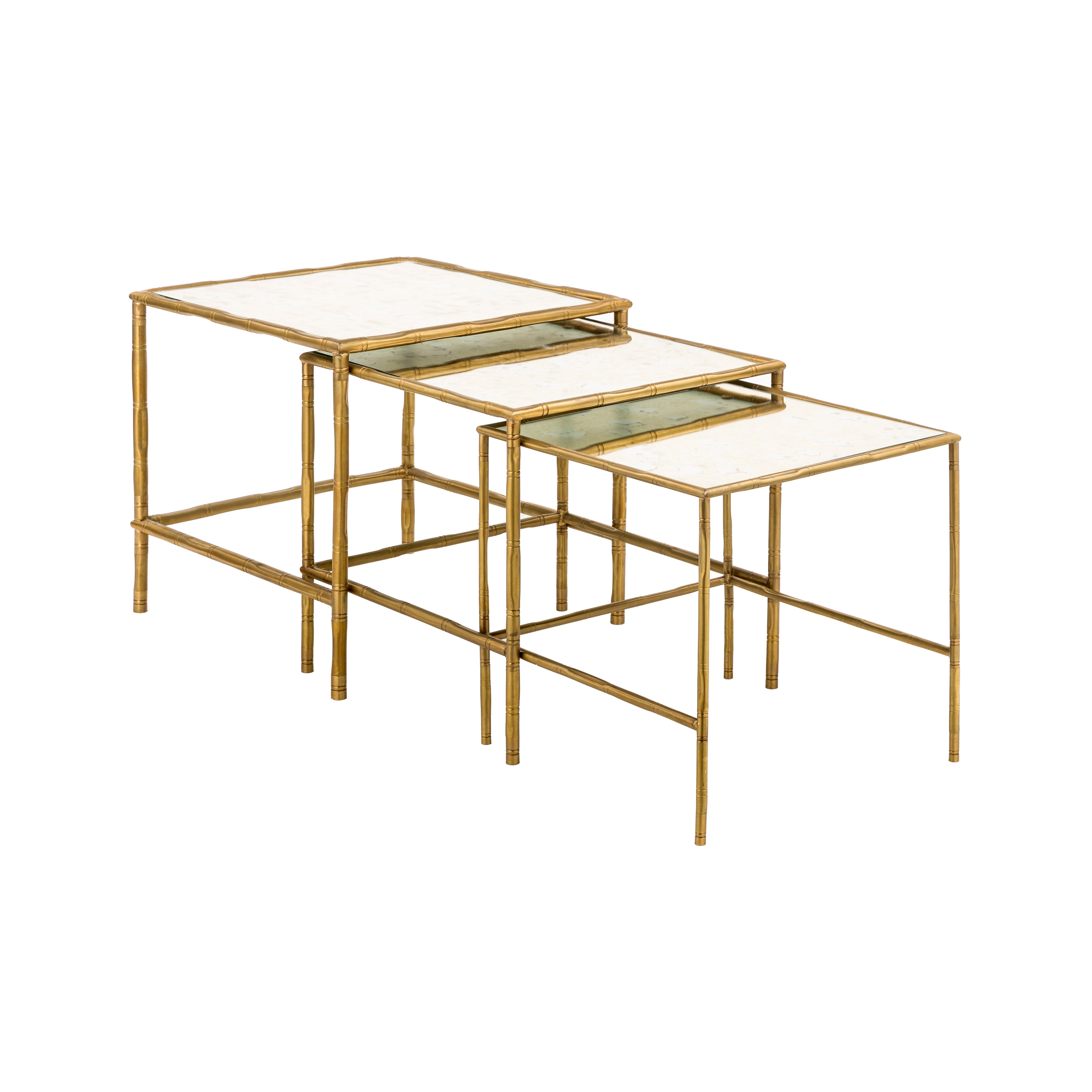 Mostrar el producto Bamboo | 3 Bamboo stalks snap-fit tables del fabricante Bronzetto