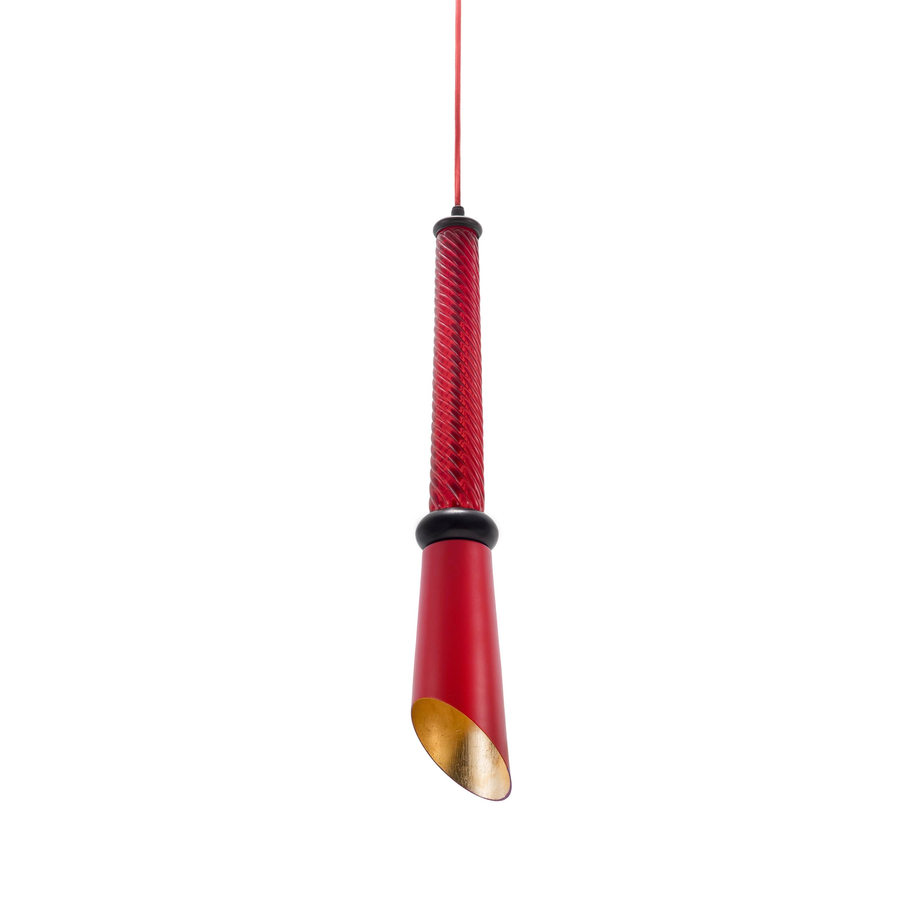 Blossom Antology | Lampadario singolo cono obliquo
