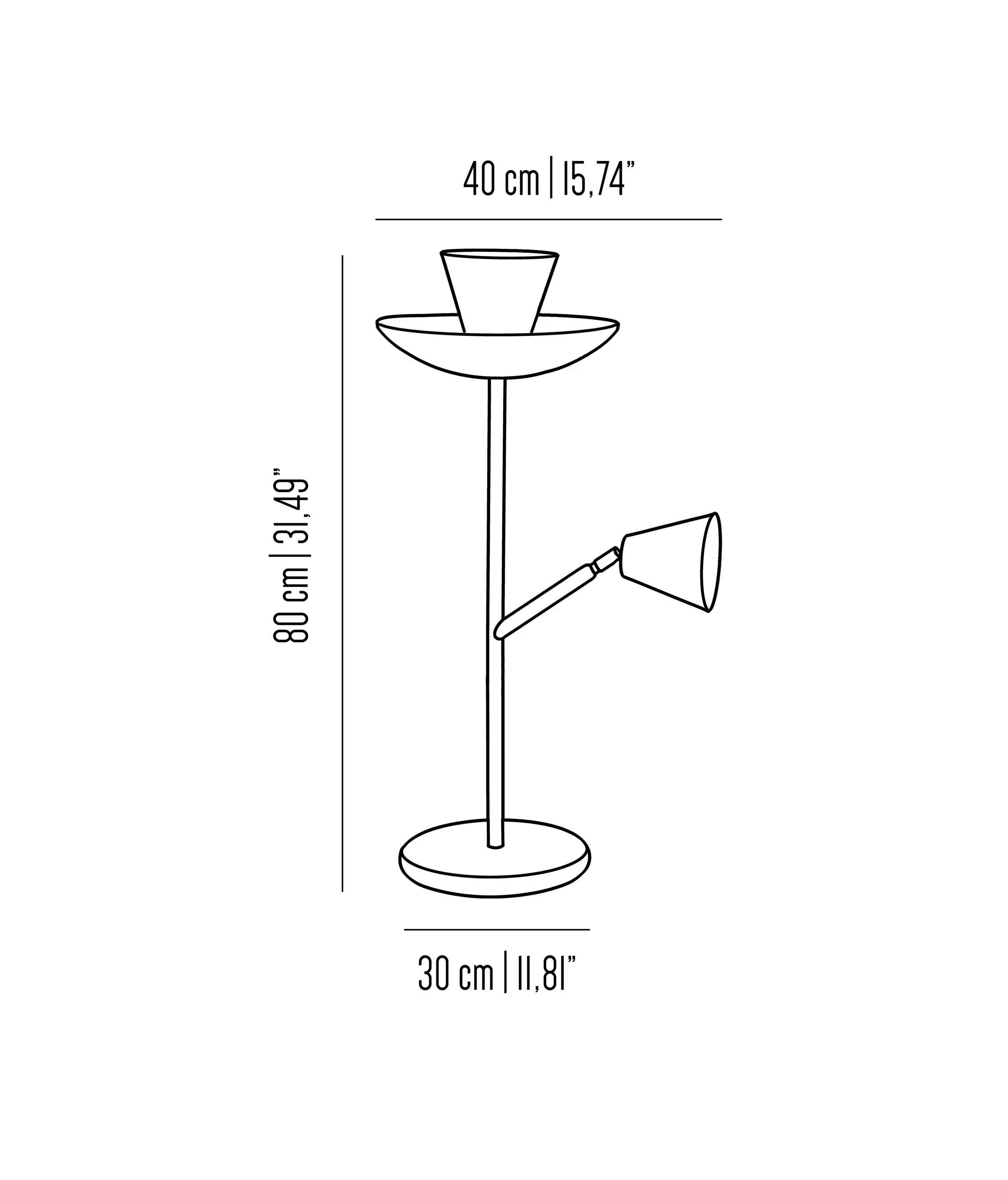 Bronzetto - Blossom B'Tree | Geometric shapes table Lamp