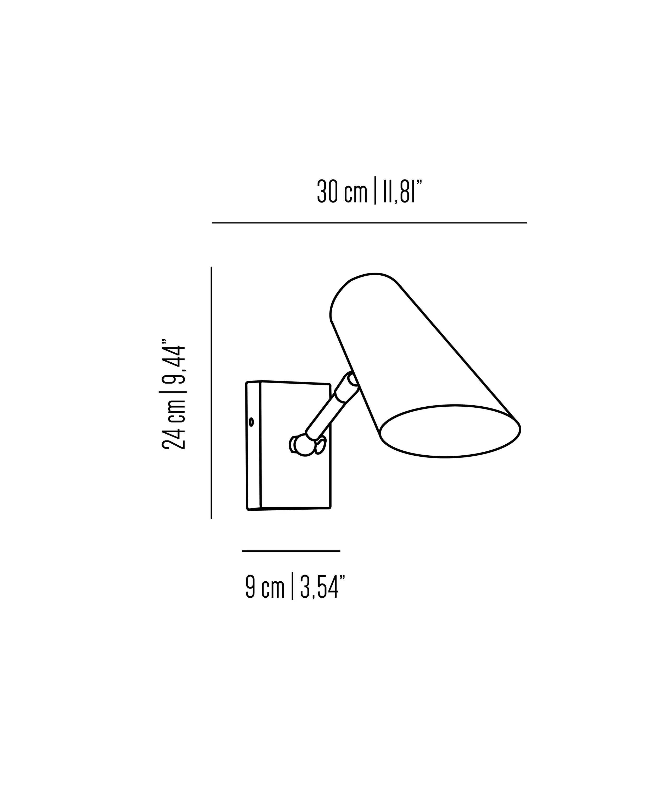 Bronzetto - Blossom Camelia | Wall orientable lamp