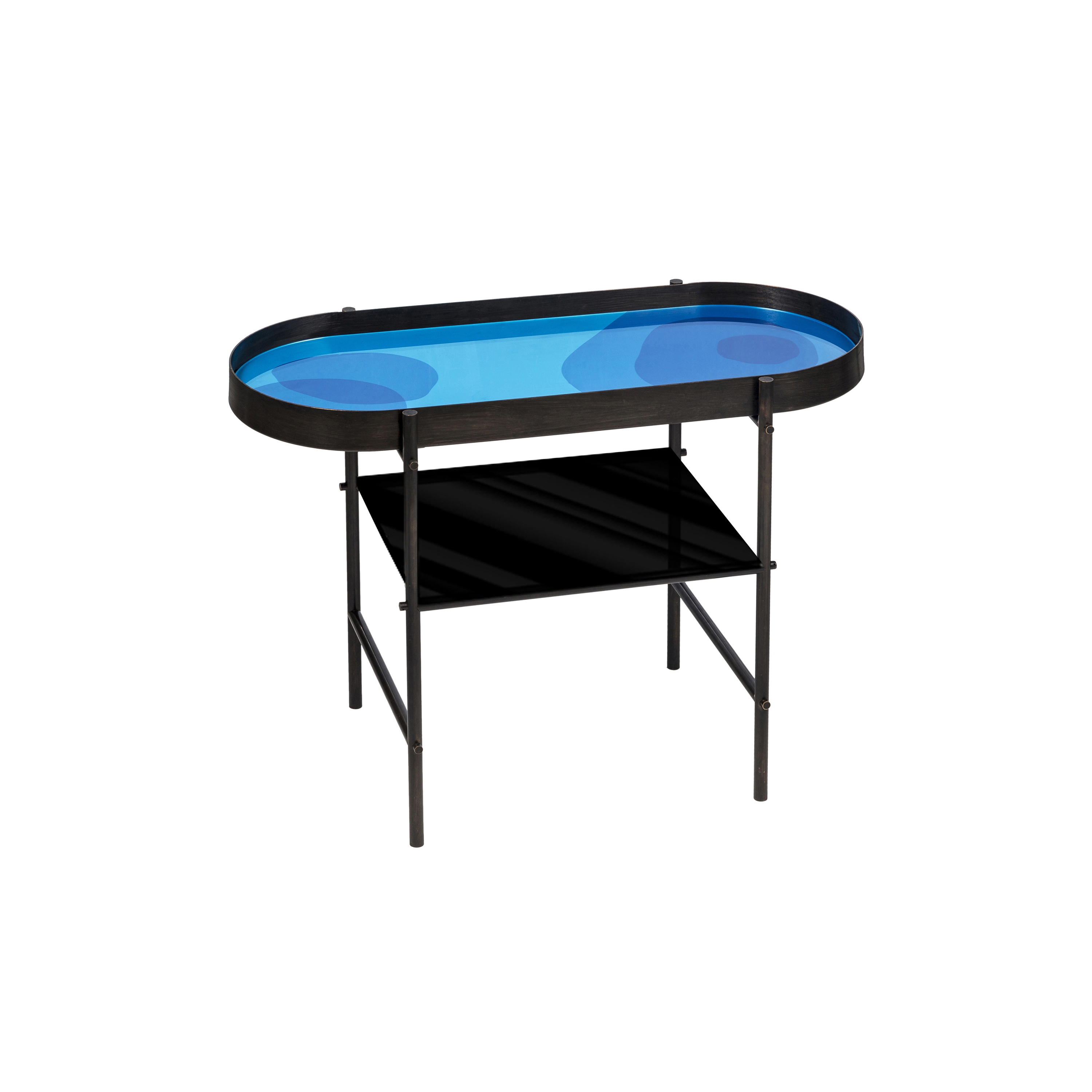 Mostra il prodotto Blossom Float | Tavolo da caffè ripiano ovale del produttore Bronzetto