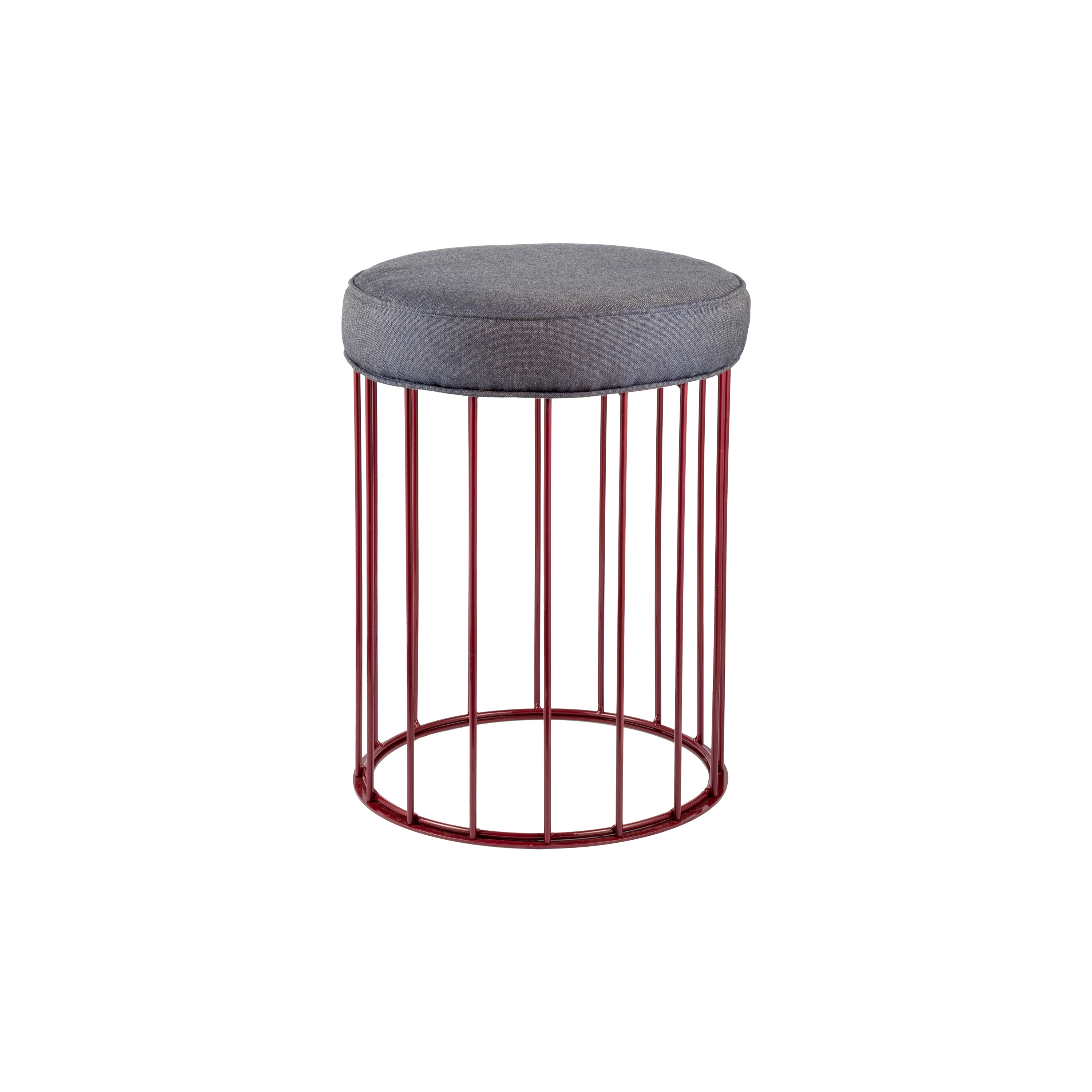 Display product Cage | Juta or fabric seat bench from manufacturer Bronzetto