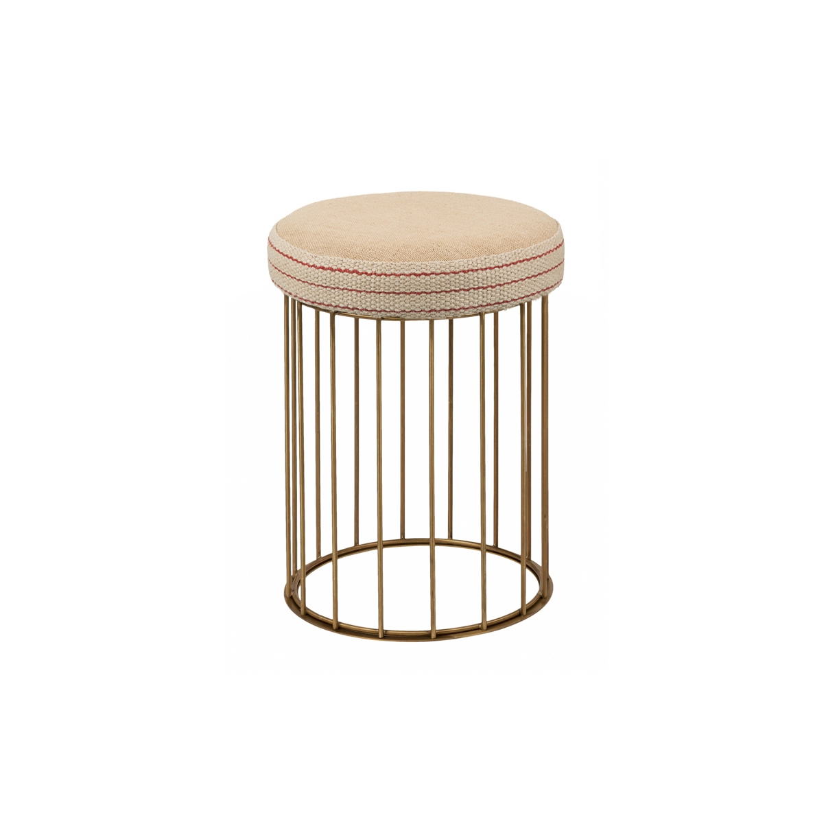 Display product Cage | Juta or fabric seat bench from manufacturer Bronzetto