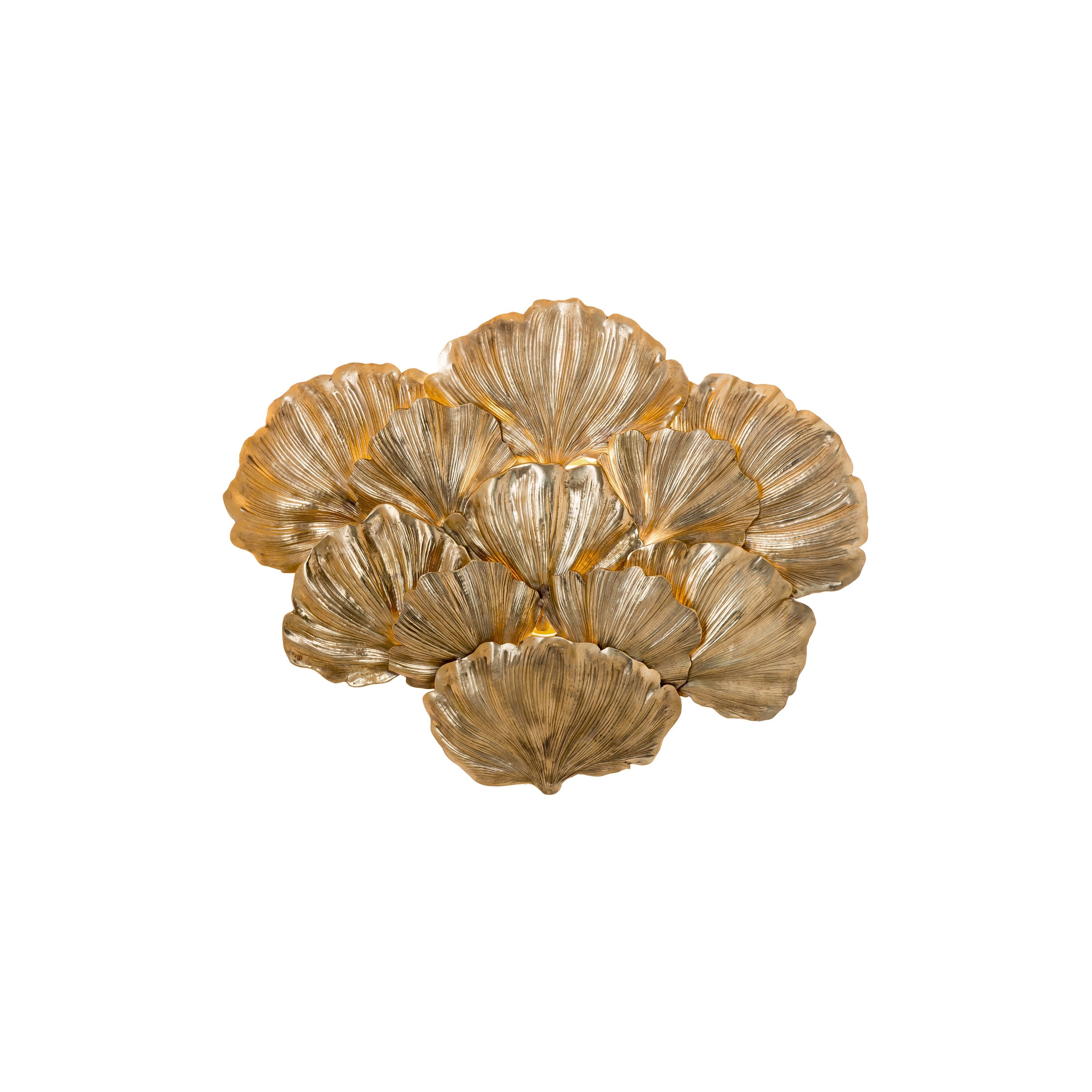 Mostra il prodotto Gingko Biloba | Applique foglie gingko del produttore Bronzetto