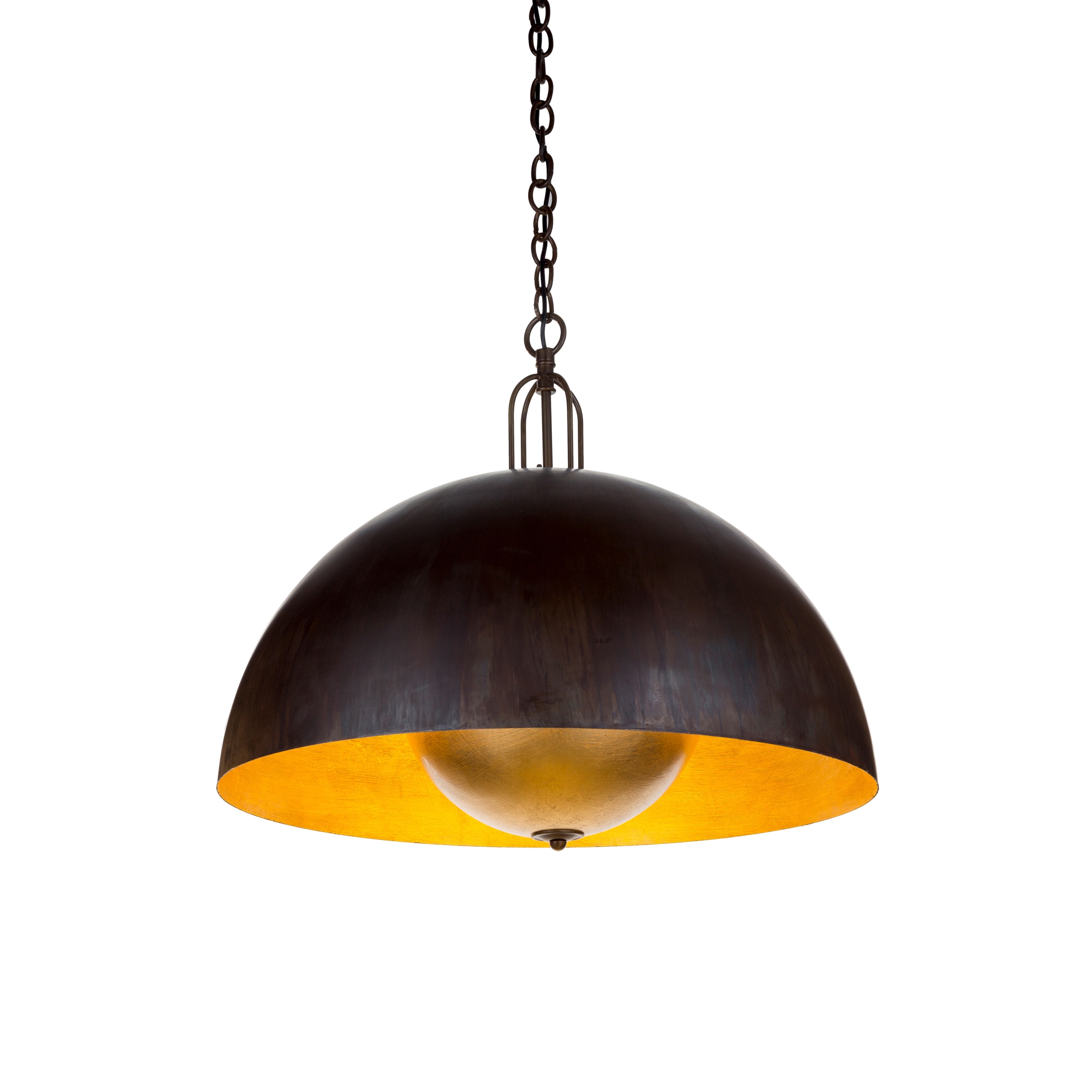 Display product Soundlight | Chandelier half sfere with integrated sound medium from manufacturer Bronzetto