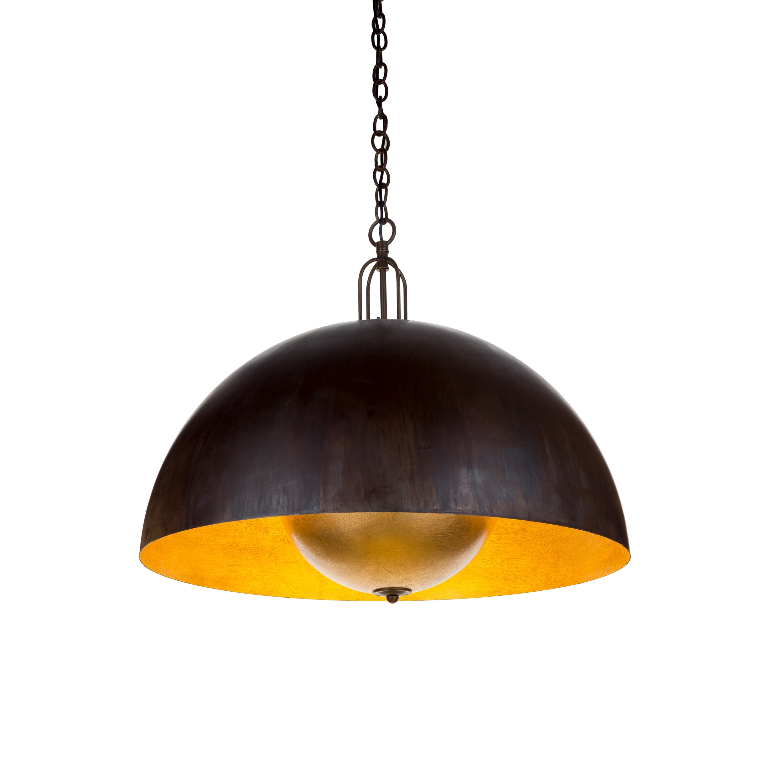Display product Soundlight | Chandelier half sfere with integrated sound large from manufacturer Bronzetto