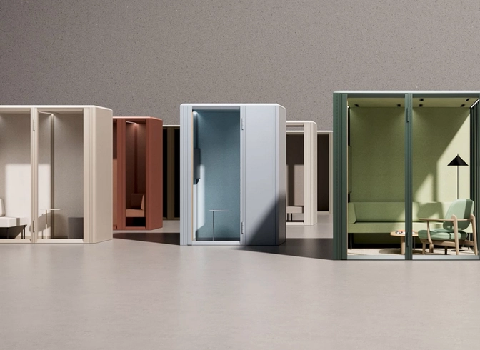 Mute Lab Modular MUTE MODULAR ACOUSTIC POD, MEET 2X2,5 - Office Pods von Mute | Architonic