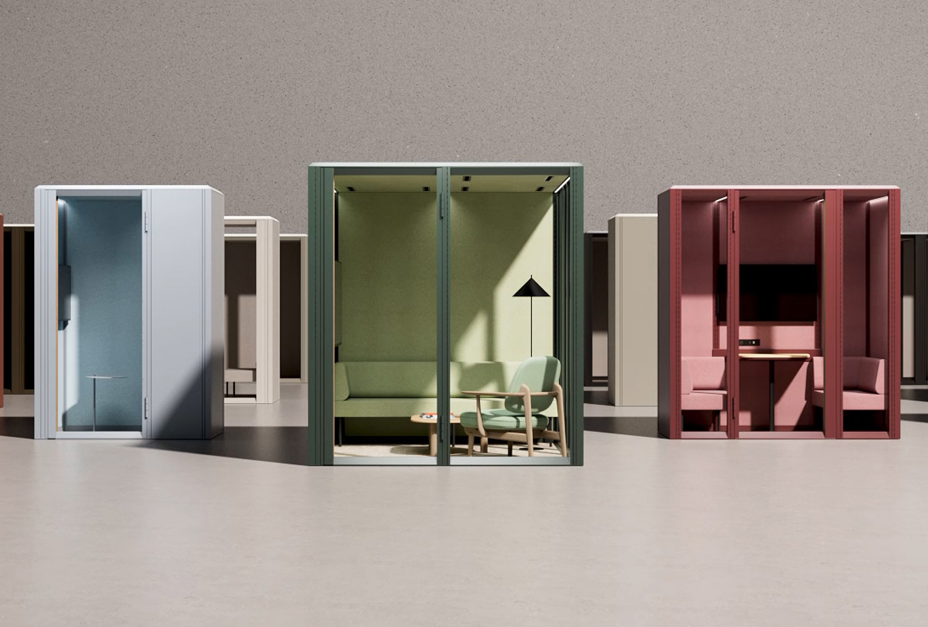 MUTE MODULAR MEETING ROOM 3X3 - Room-in-room systems from Mute | Architonic