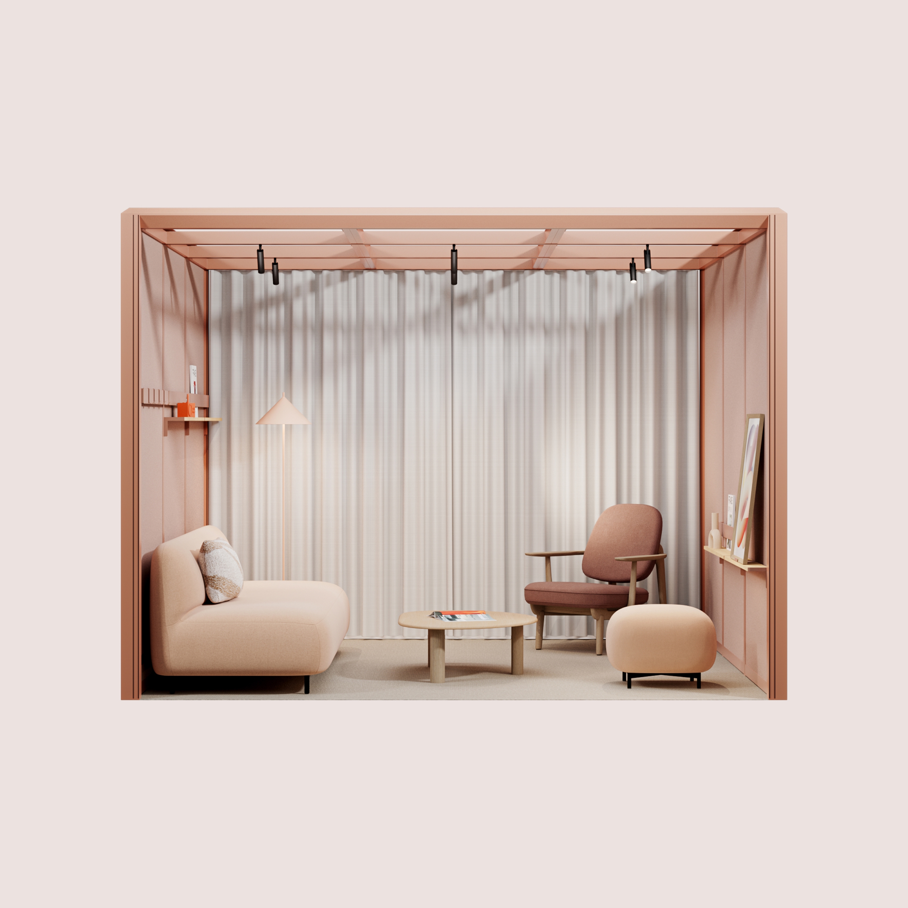 Display product Mute Modular Lounge room 3x3 from manufacturer Mute