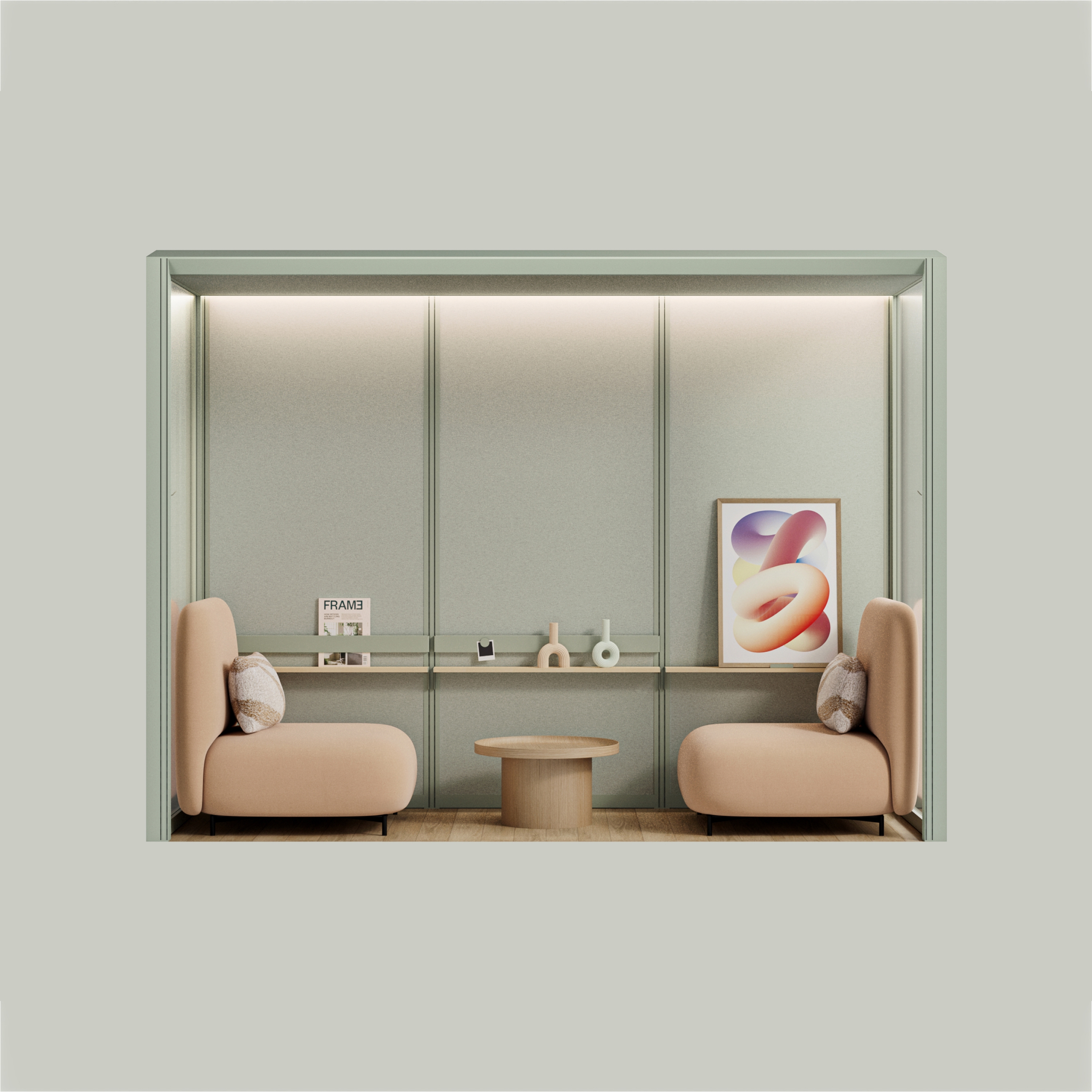 Display product Mute Modular - Lounge room 3x1 from manufacturer Mute