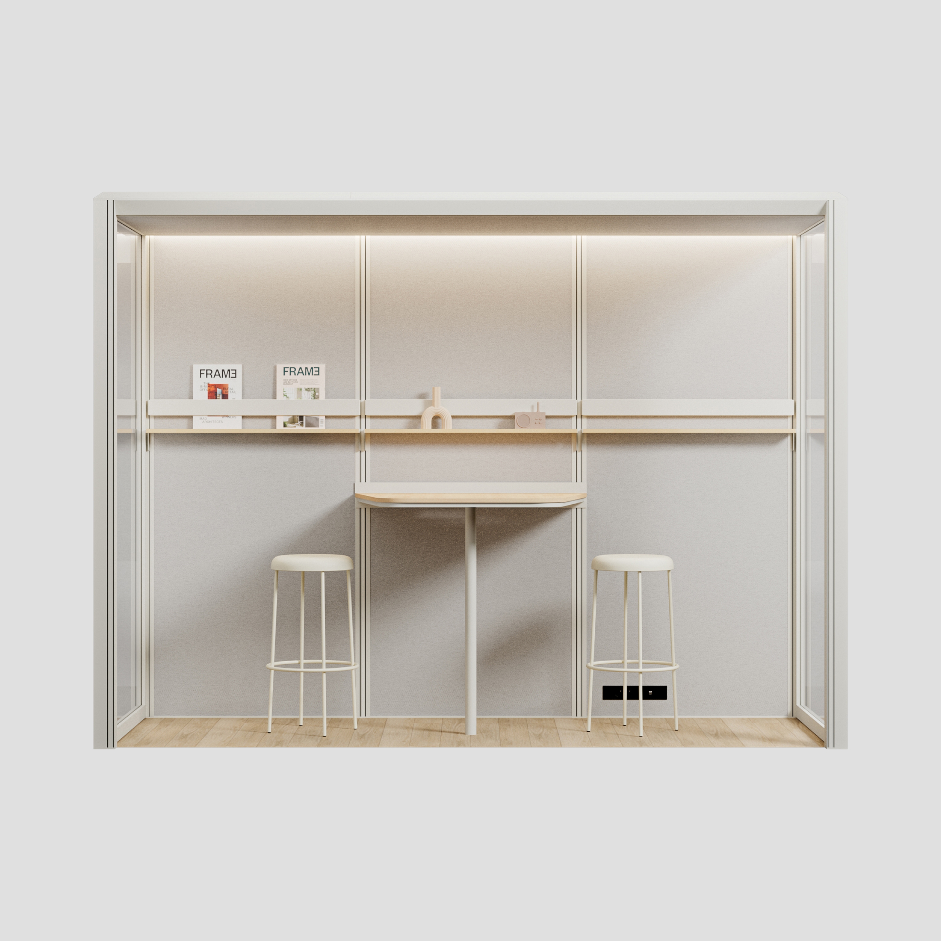 Display product Mute Modular Meeting room 3x1 from manufacturer Mute