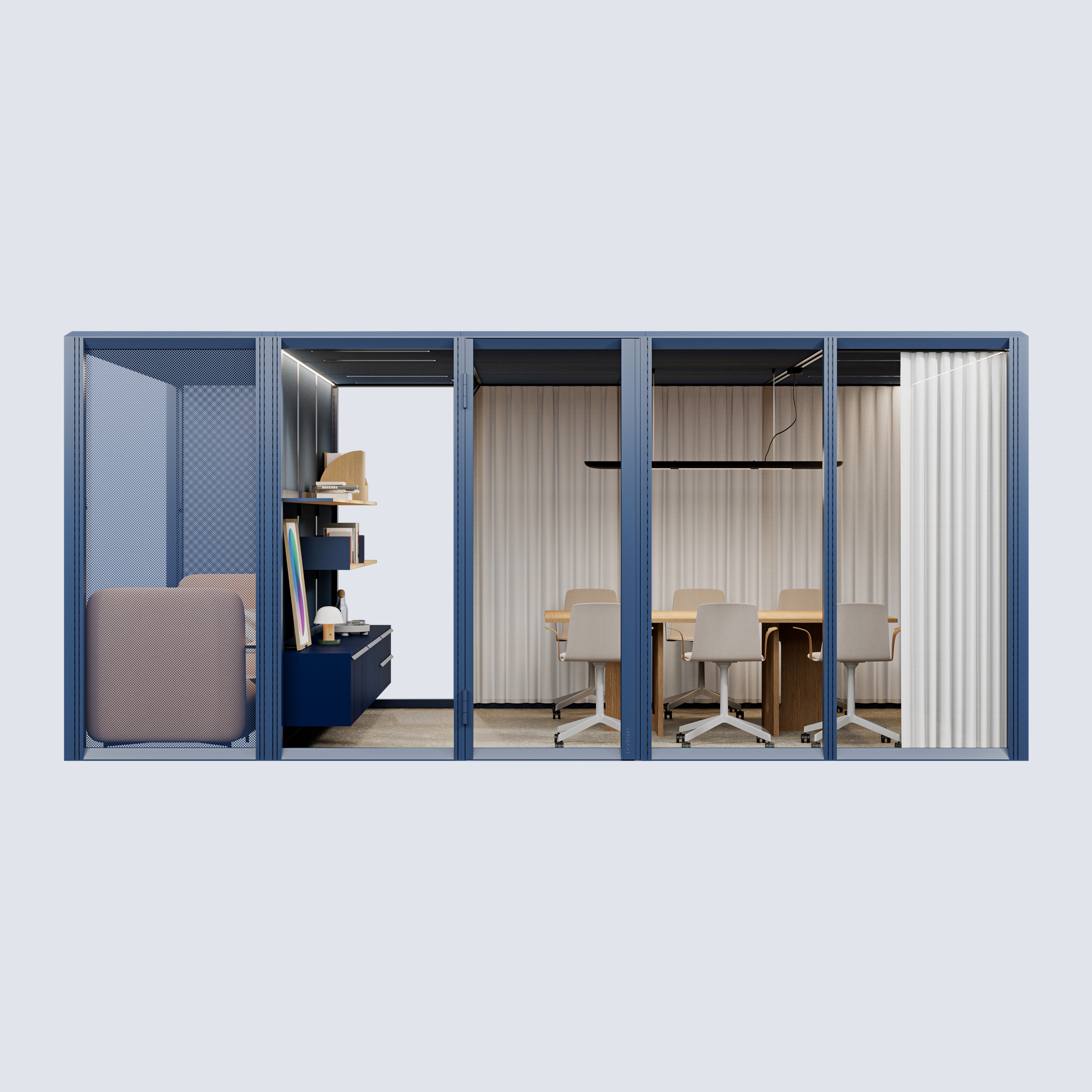 Display product Mute Modular Multifunctional Hub: Lounge + Meeting from manufacturer Mute