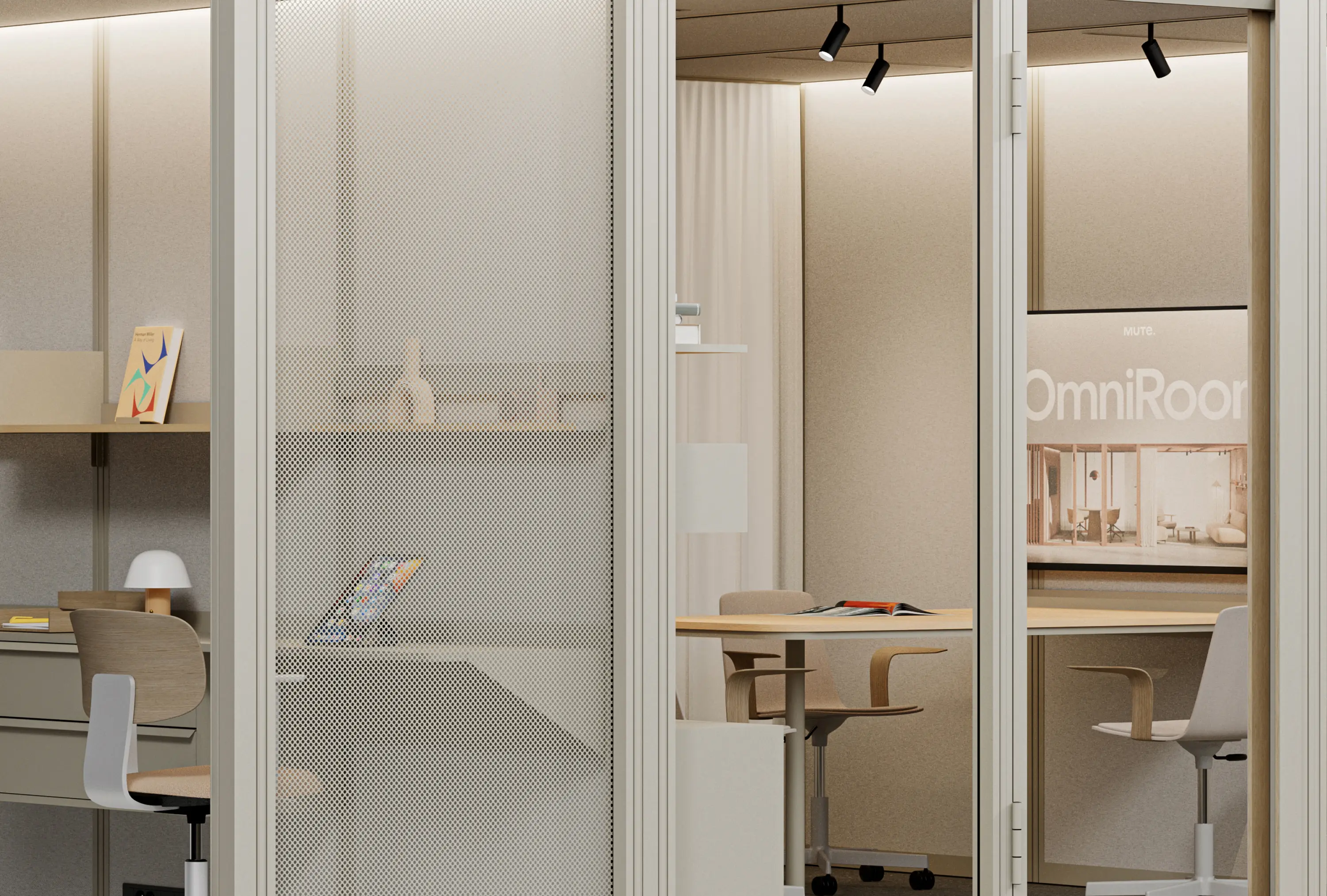 Mute - Mute Modular Multifunctional Hub: Work + Meet + Lounge in Ash Gray