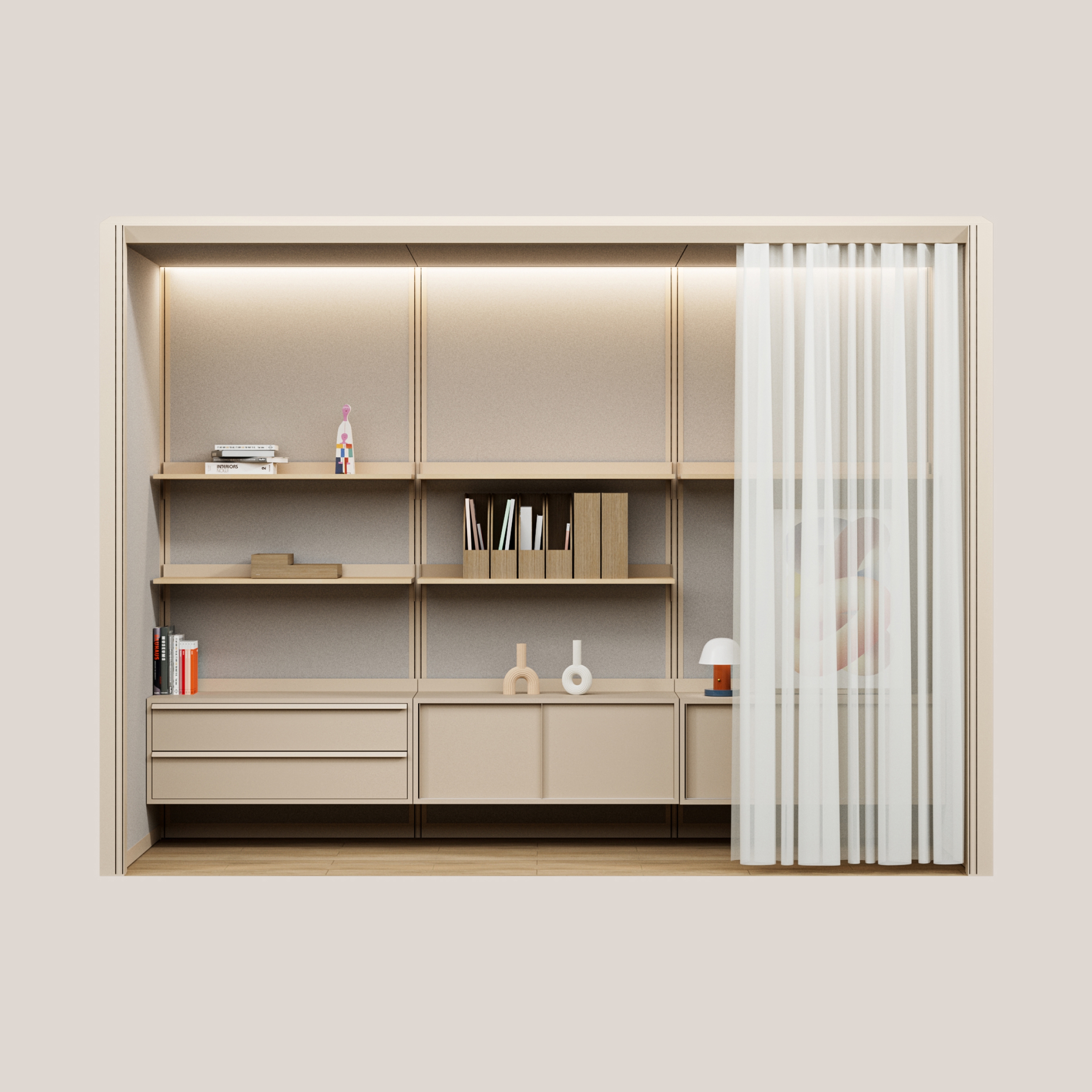 Display product Mute Modular Storage room 3x1 from manufacturer Mute