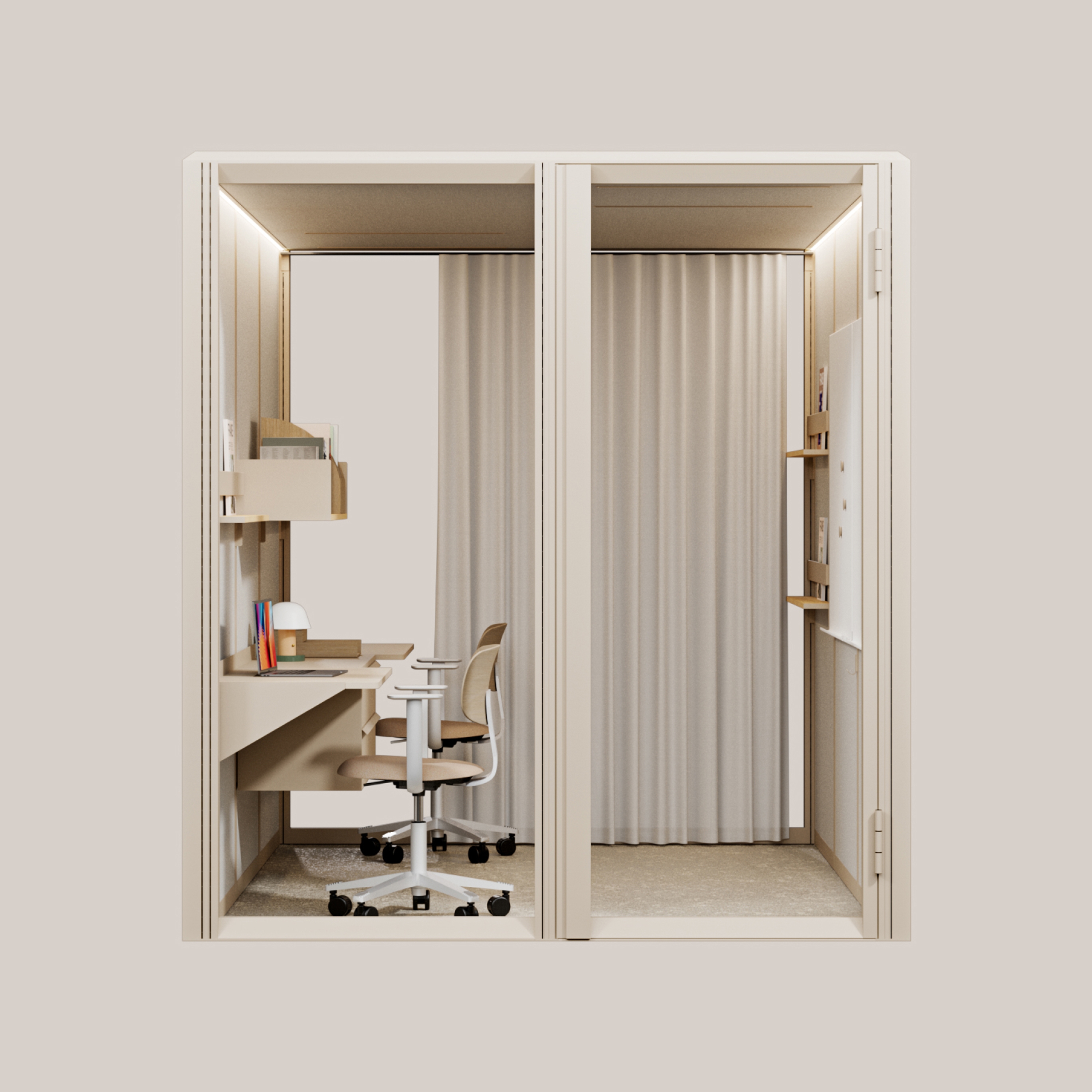 Display product Mute Modular Acoustic Pod, Work 2x3 from manufacturer Mute