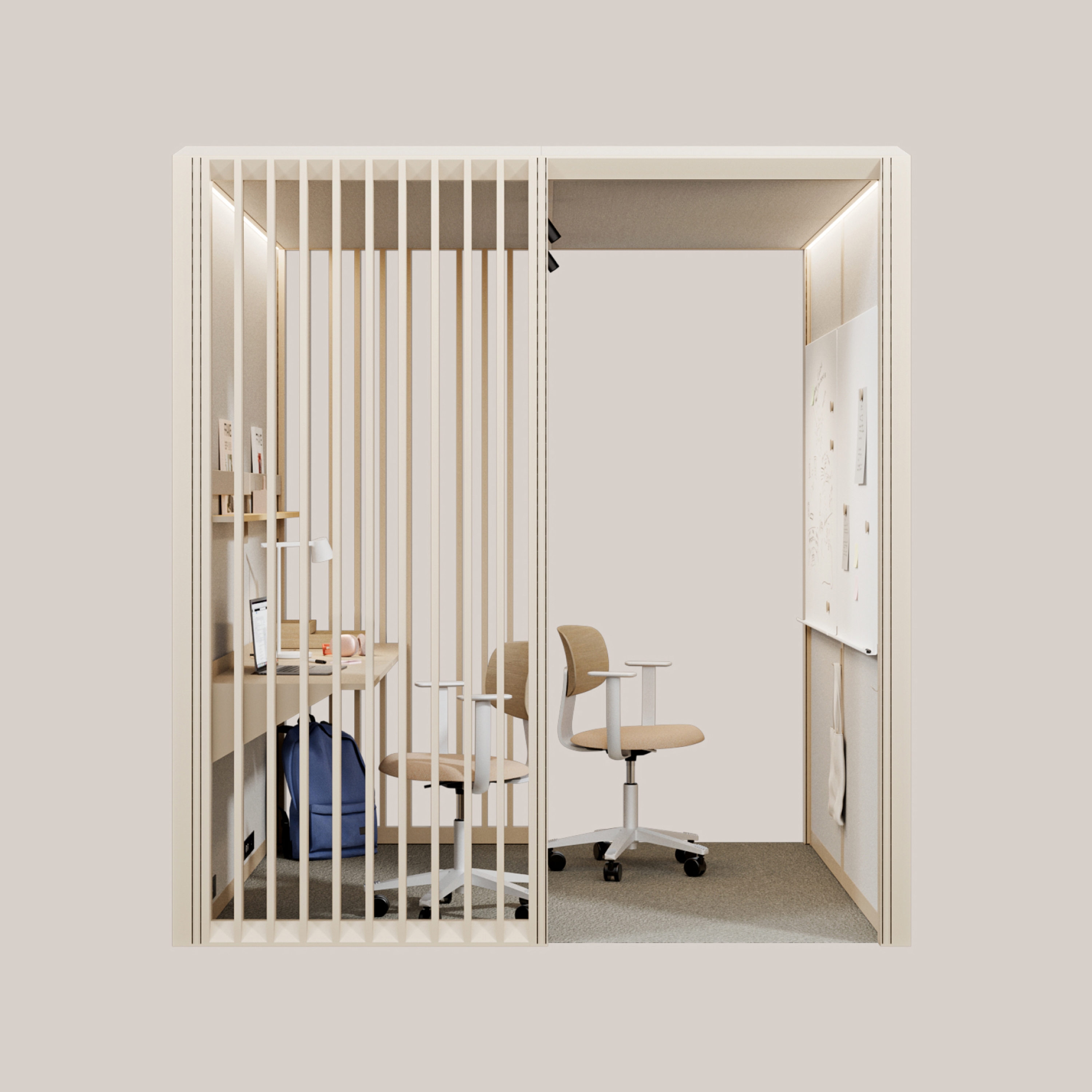 Display product Mute Modular Work room 2x2 from manufacturer Mute