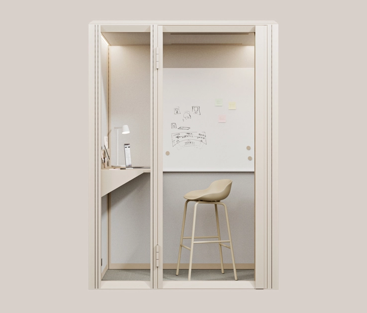 MUTE MODULAR ACOUSTIC POD, WORK 1,5X1 - Room-in-room systems from Mute ...
