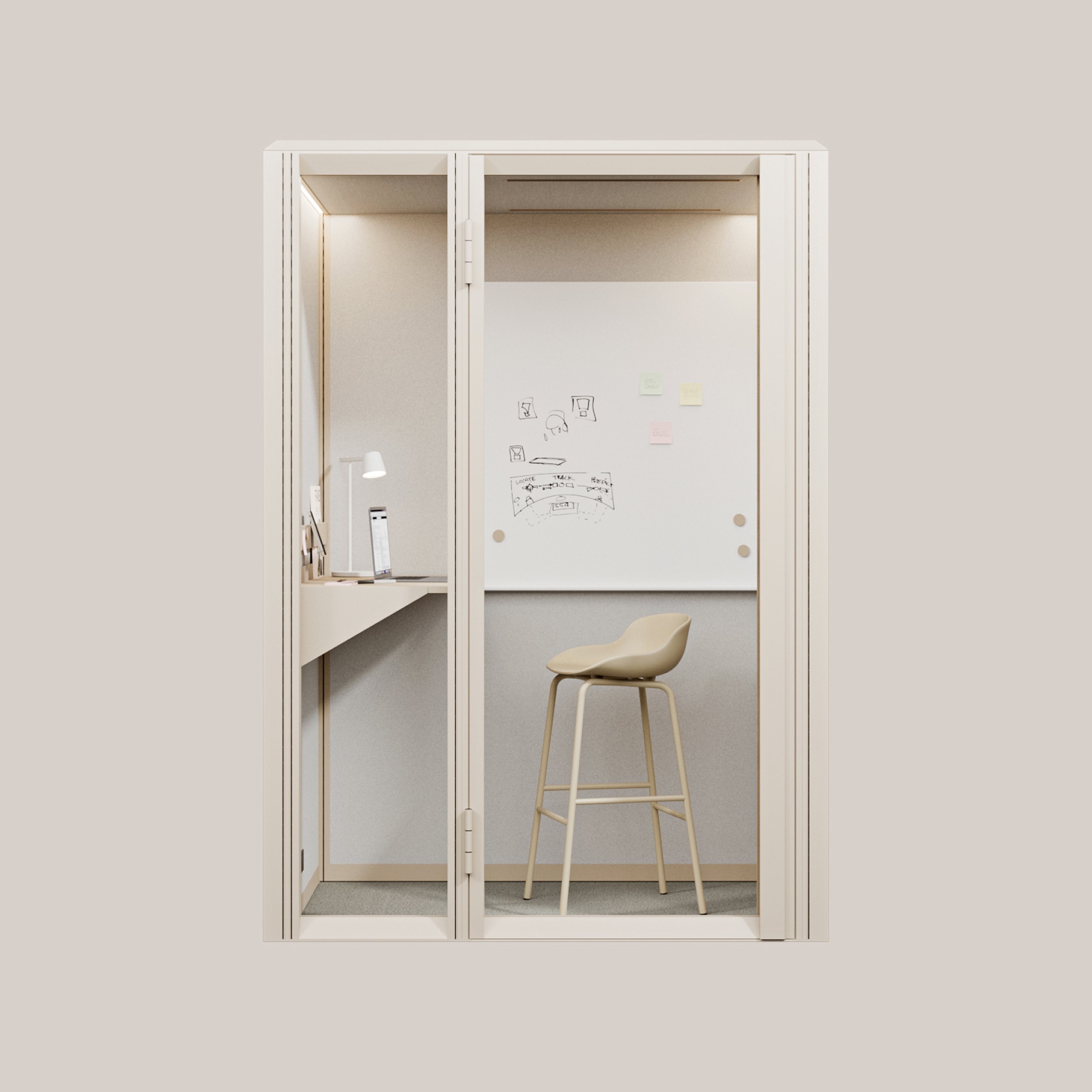 Display product Mute Modular Acoustic Pod, Work 1,5x1 from manufacturer Mute