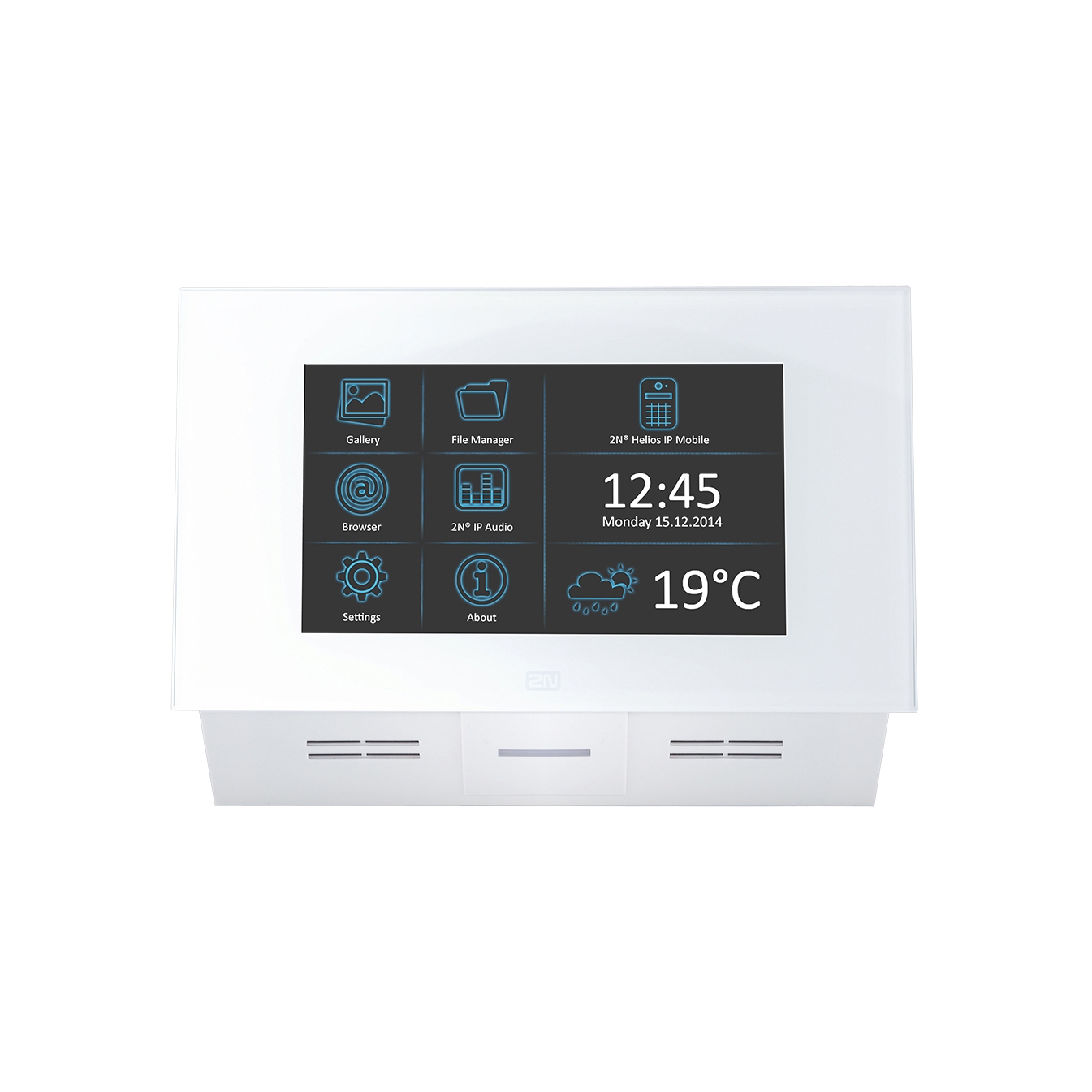 Display product 2N® Indoor Touch 2.0 white from manufacturer 2N Telekomunikace