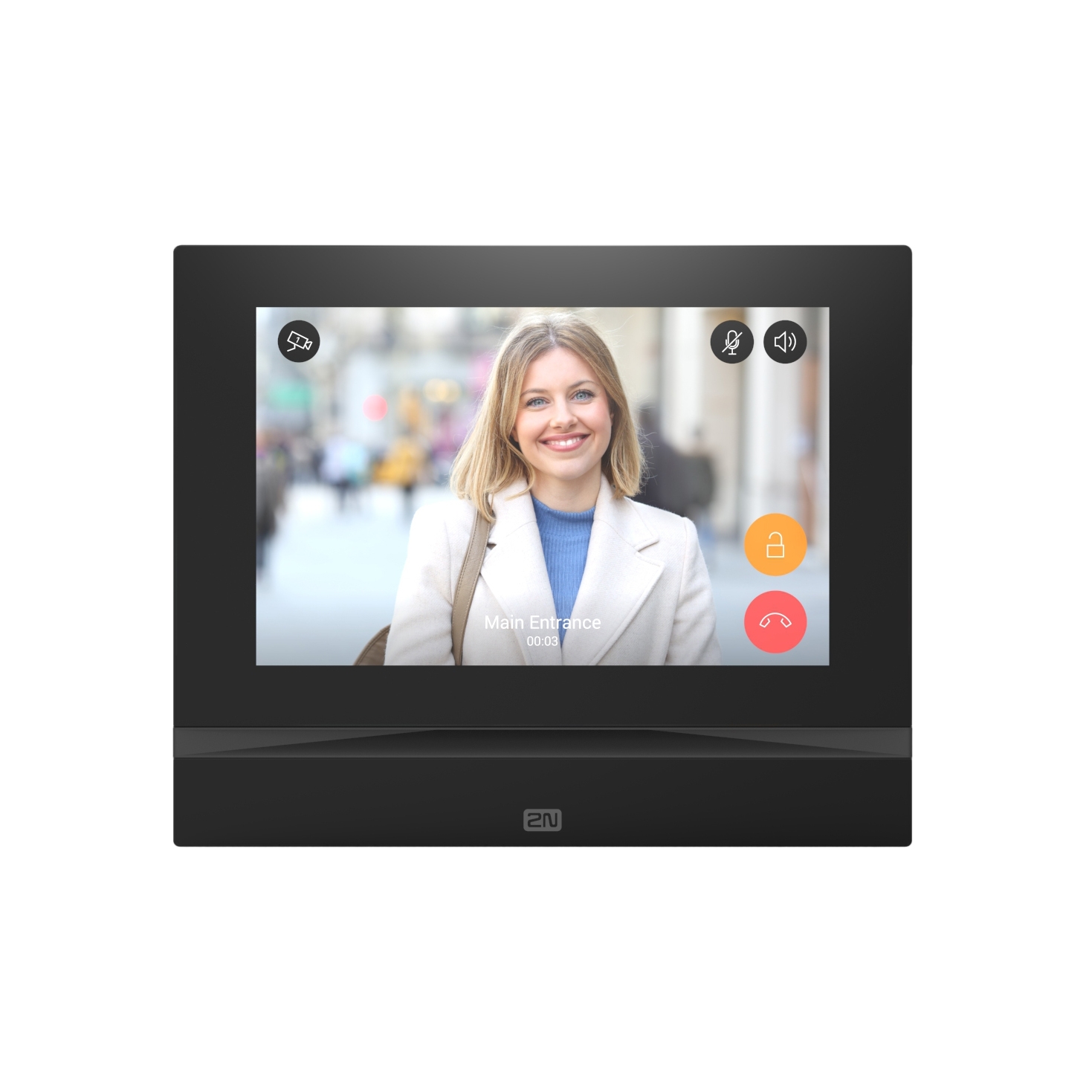 Display product 2N® Indoor View – Black Version from manufacturer 2N Telekomunikace