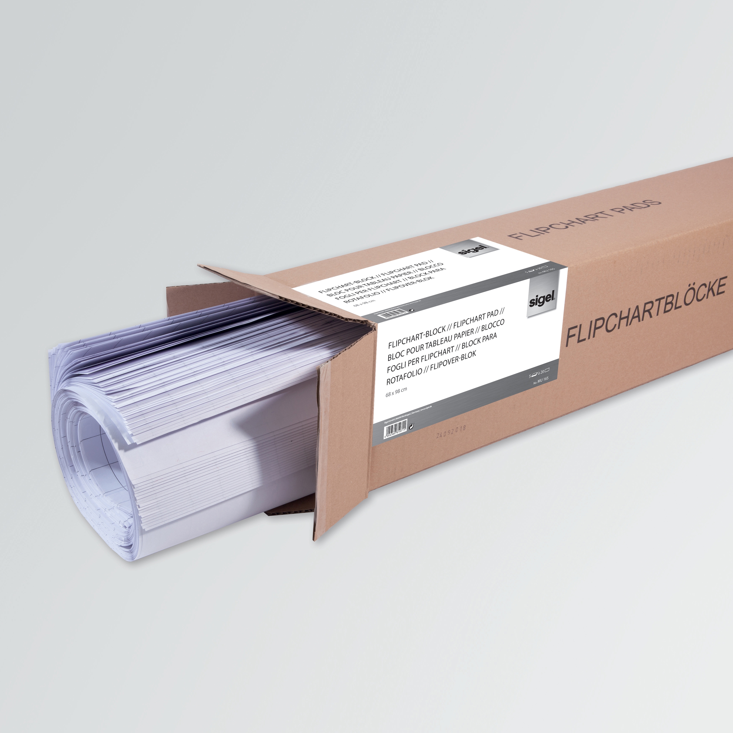 Vertoon produk Flipchart pad van vervaardiger Sigel