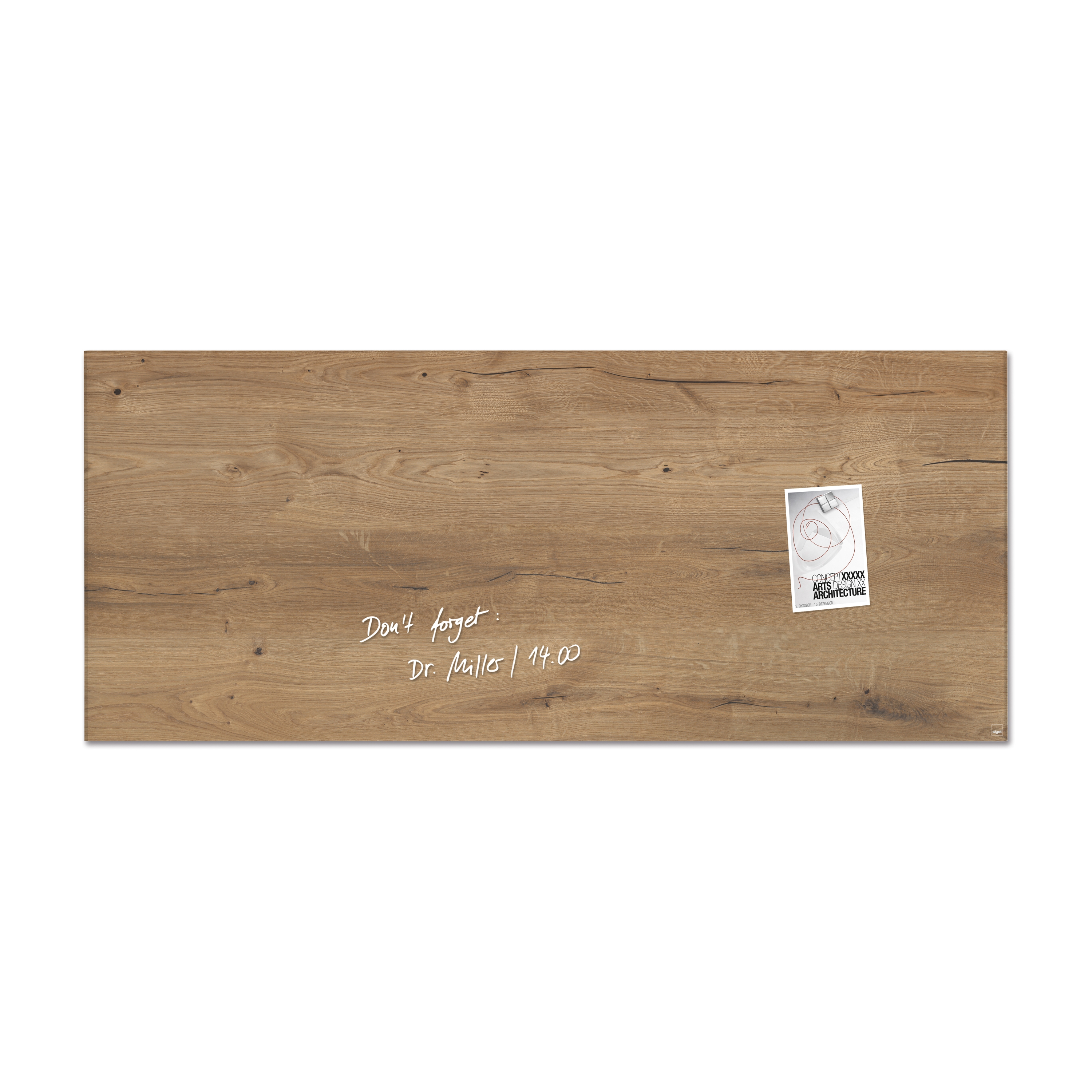 Magnetic Glass Board Artverum, 130 x 55 cm
