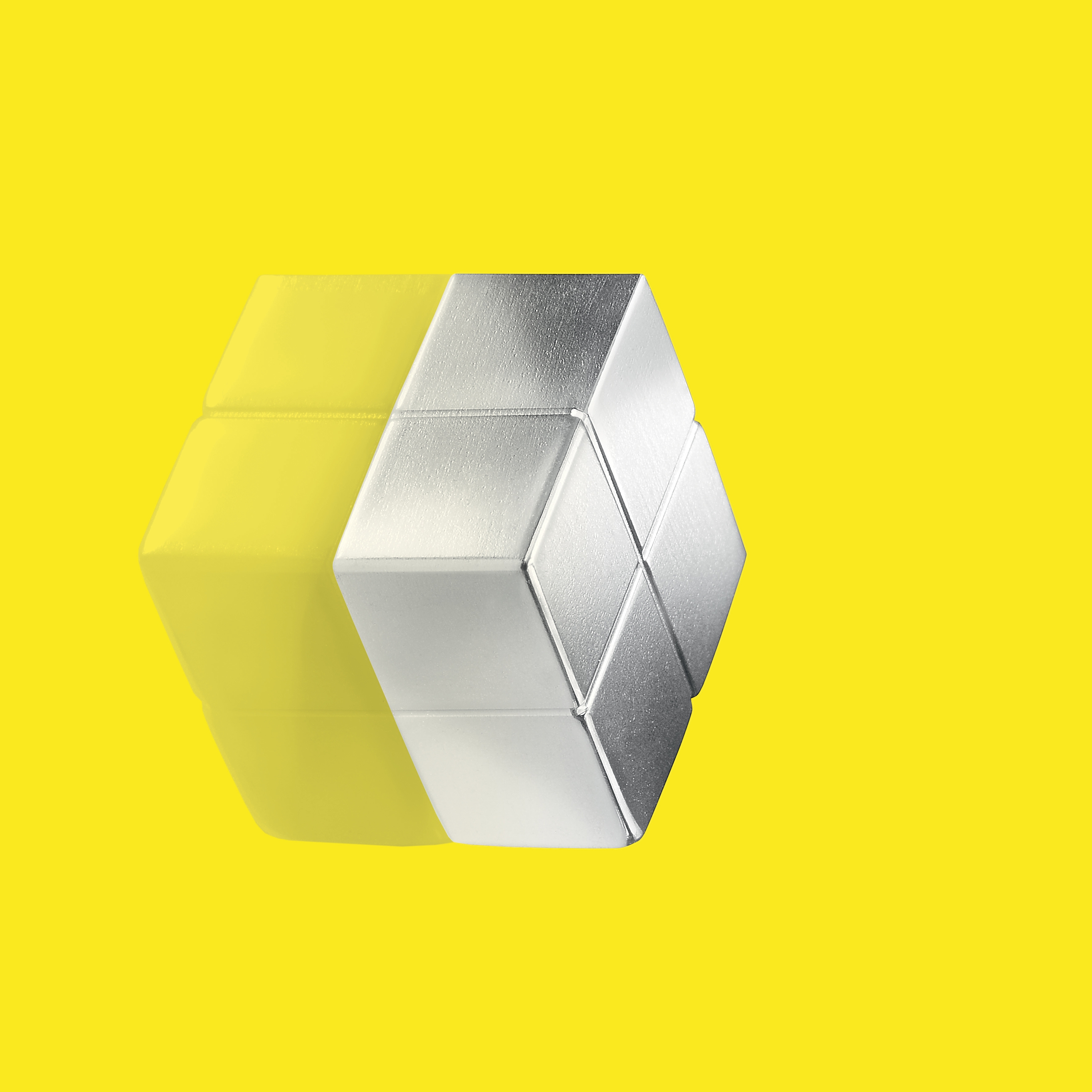 Vertoon produk SuperDym magnet C10 "Extra-Strong", Cube-Design, silver, 1 pcs. van vervaardiger Sigel