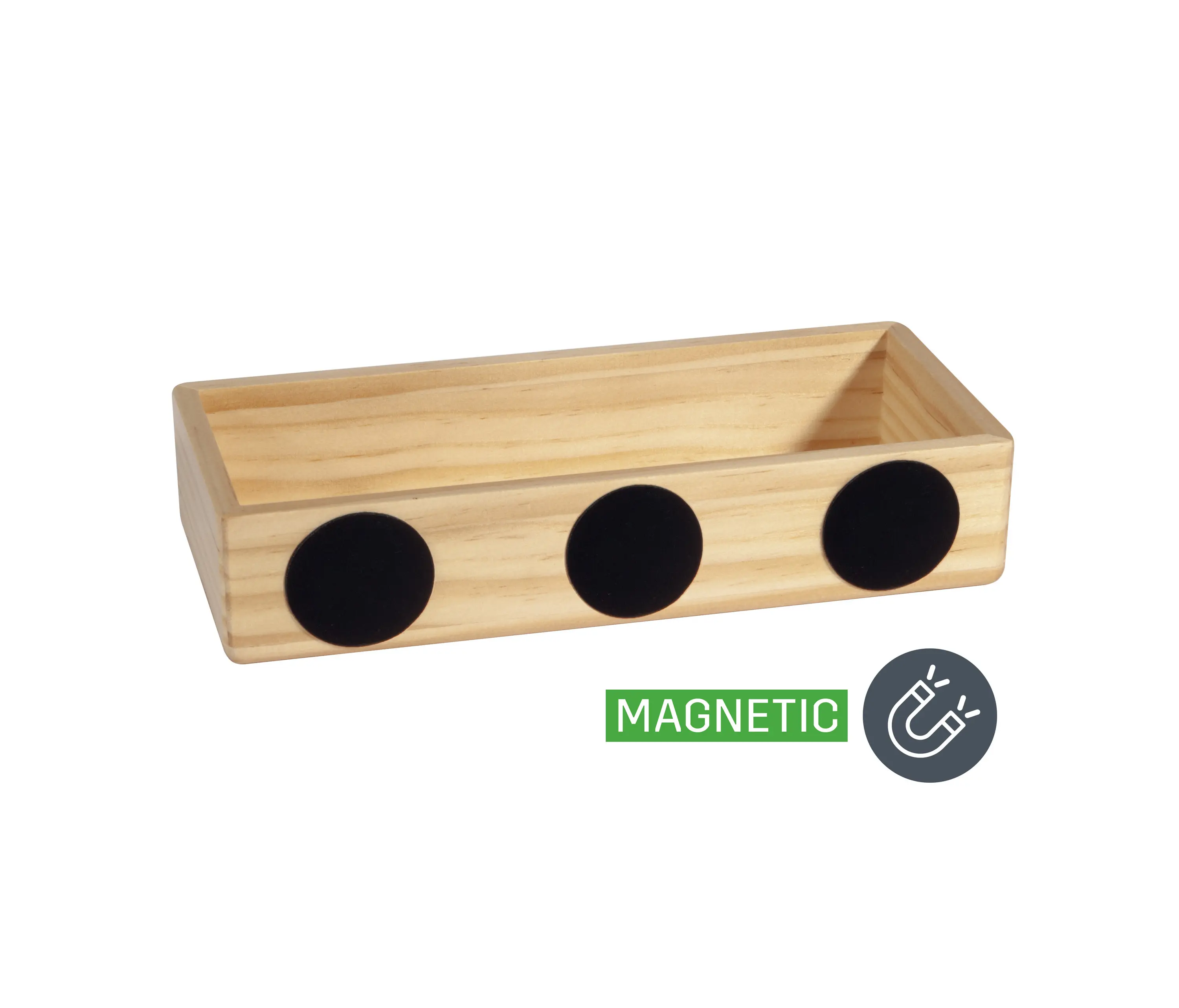 Sigel - Pen tray, beige, 17,5 x 4 cm, solid wood pine